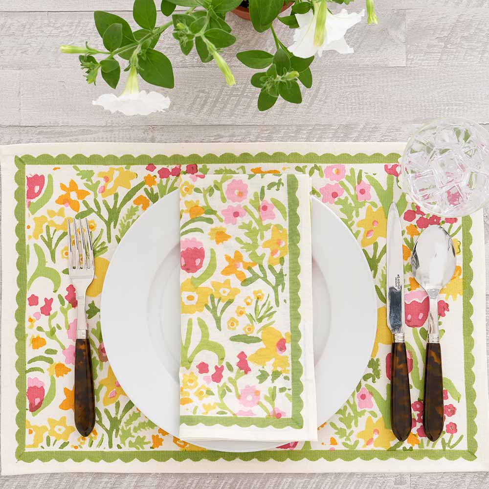 70s Flower Placemat | Set of 4 - Image 2