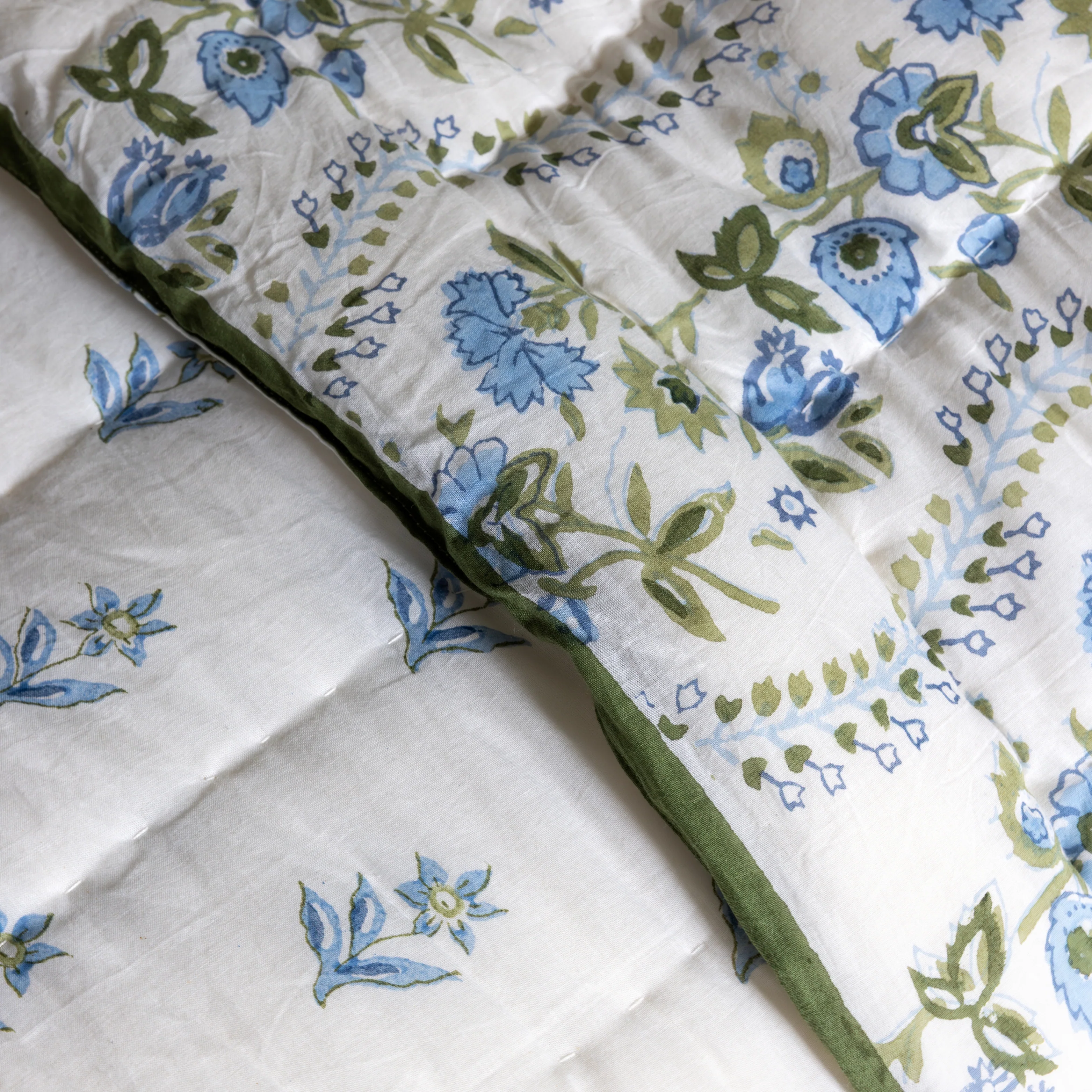 Ariel Okin Charlie Scroll & Sophie Floral Reversible Quilt