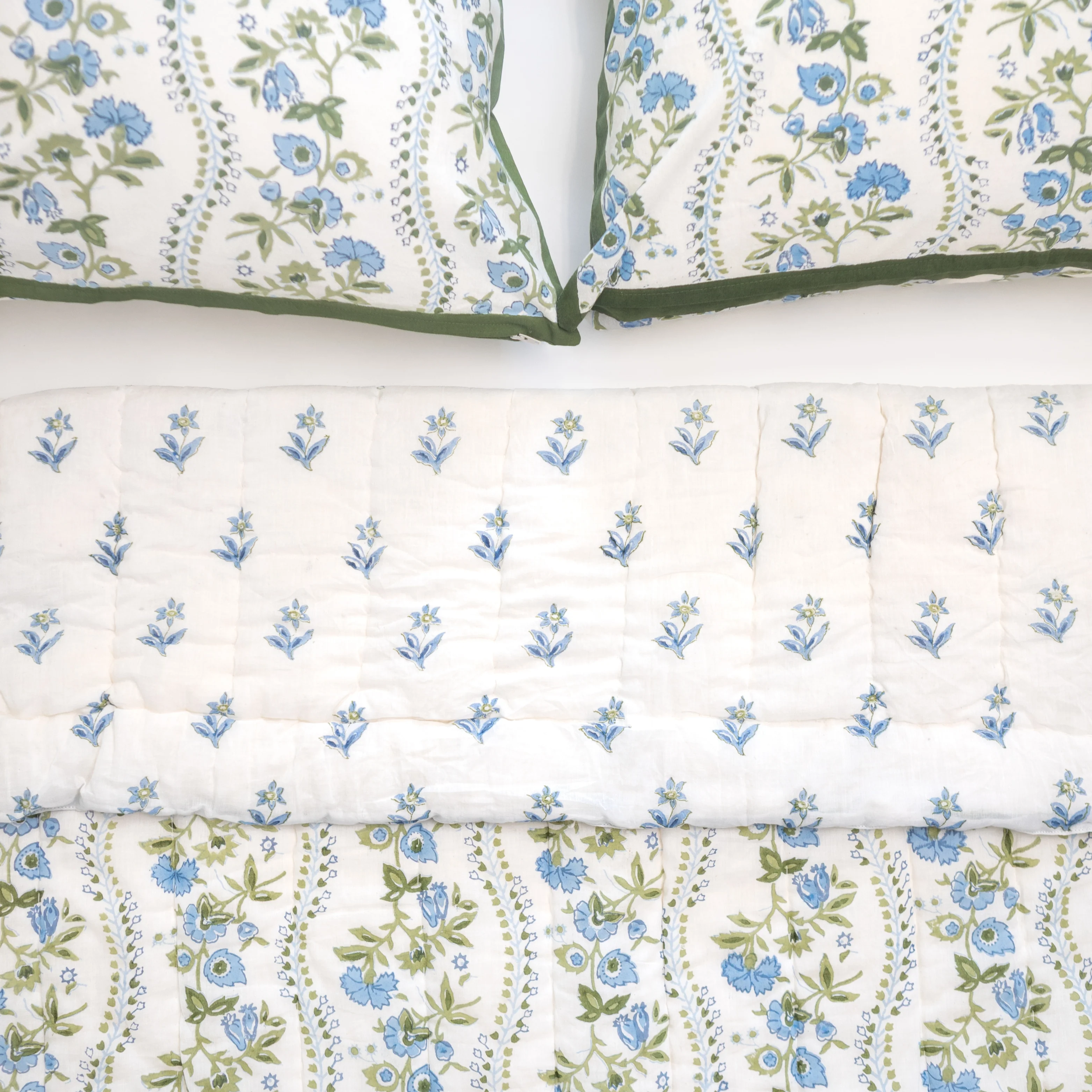 Ariel Okin Charlie Scroll & Sophie Floral Reversible Quilt - Image 2