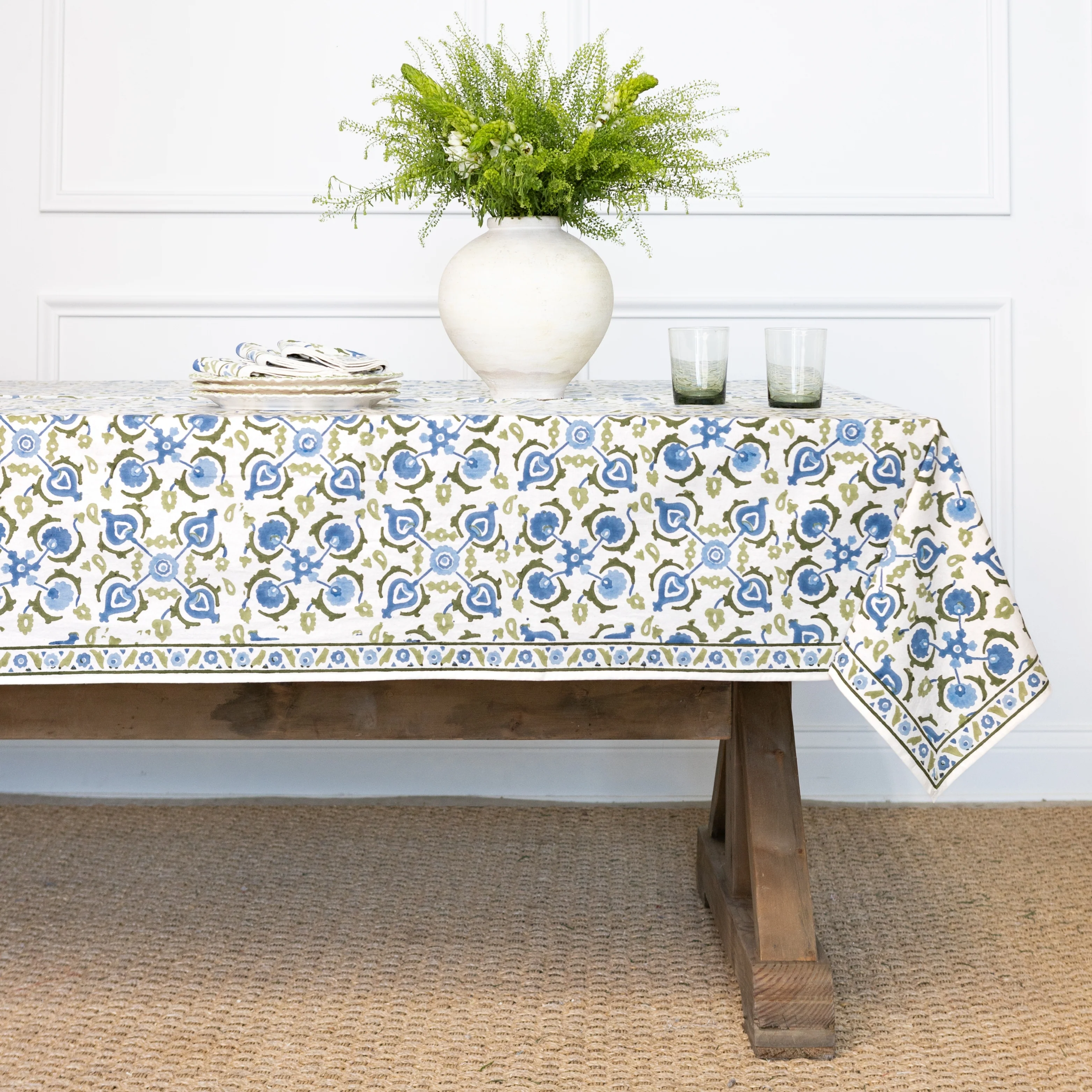 Ariel Okin Fenimore Trellis Tablecloth - Image 2
