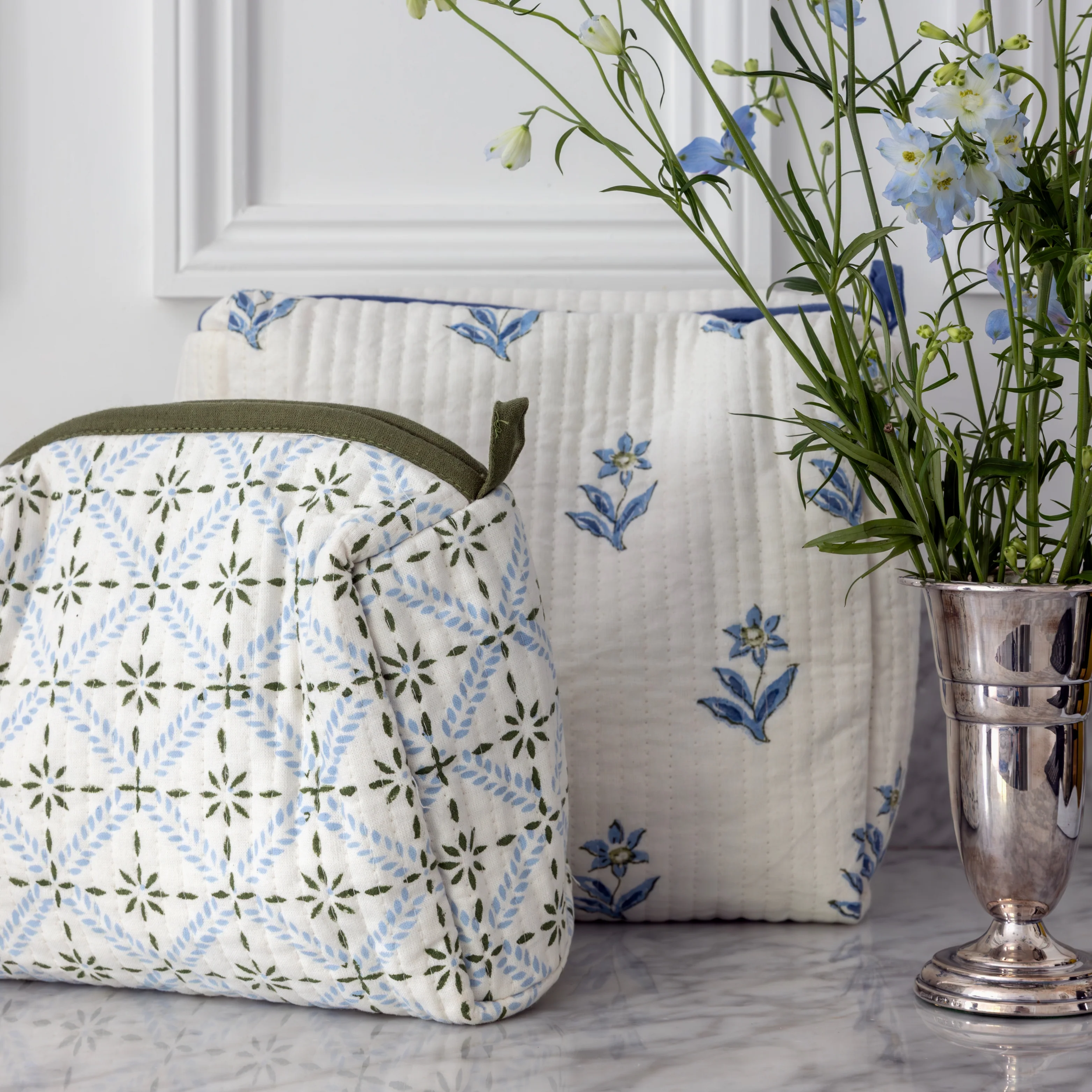 Ariel Okin Sophie Floral Large Cosmetic Bag - Image 2
