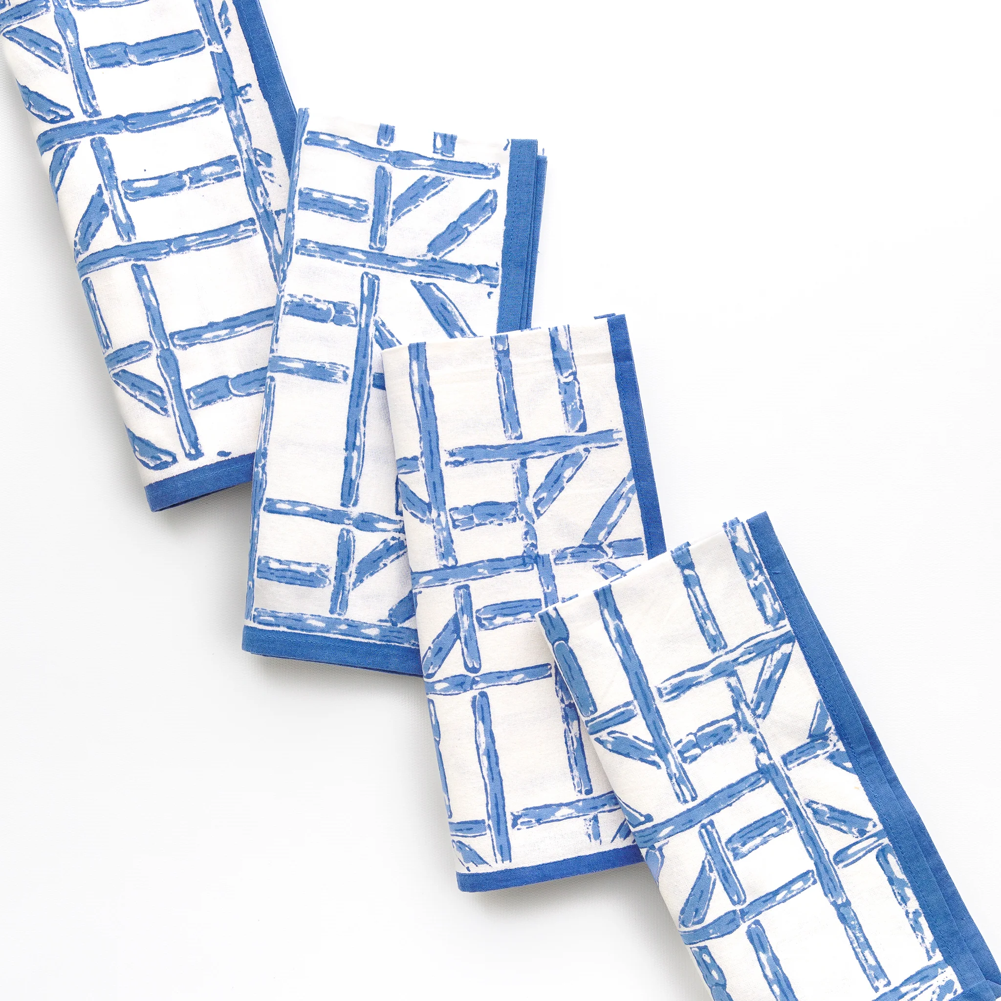 Blue Bamboo Napkin | Set of 4 - Image 5