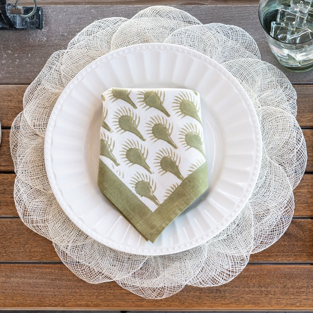 Bone Woven Cloud Placemat | Set of 4 - Image 2
