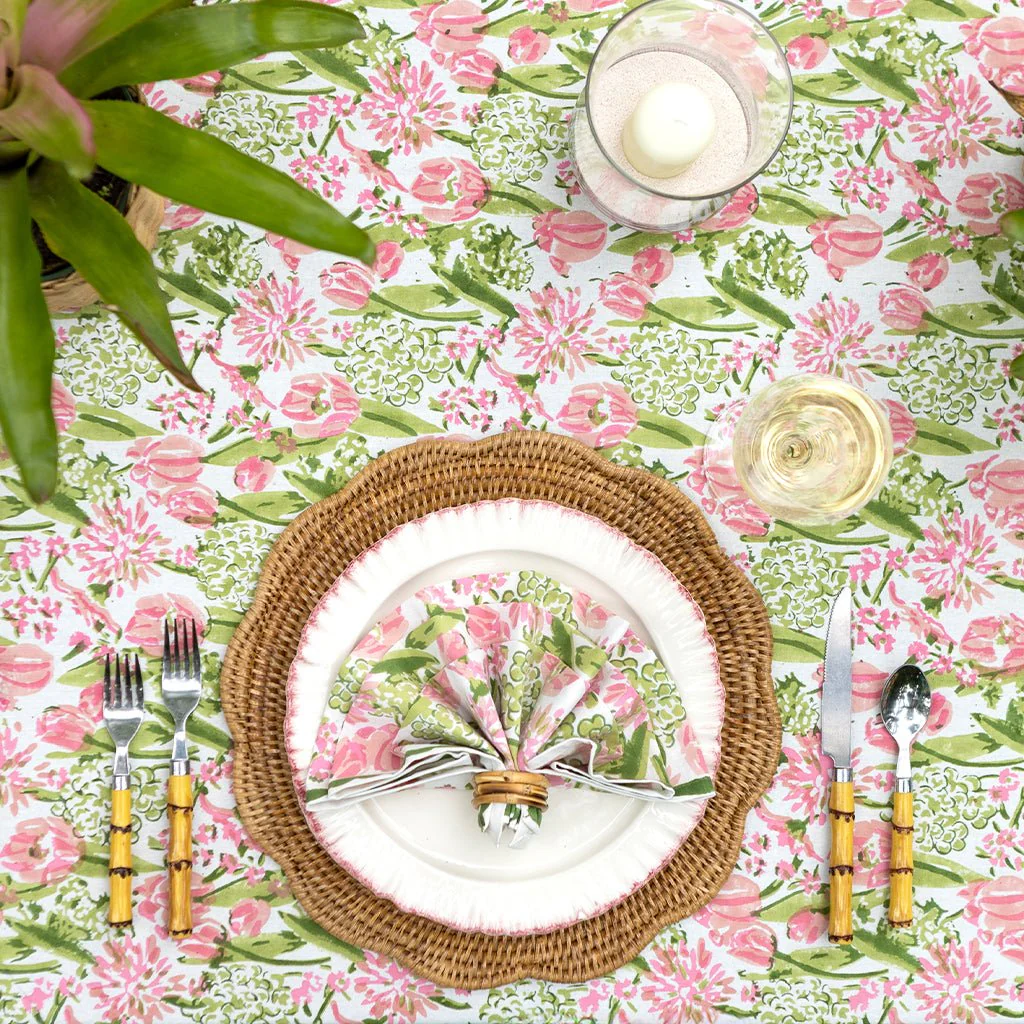 Bouquet Pink & Green Napkin | Set of 4 - Image 2