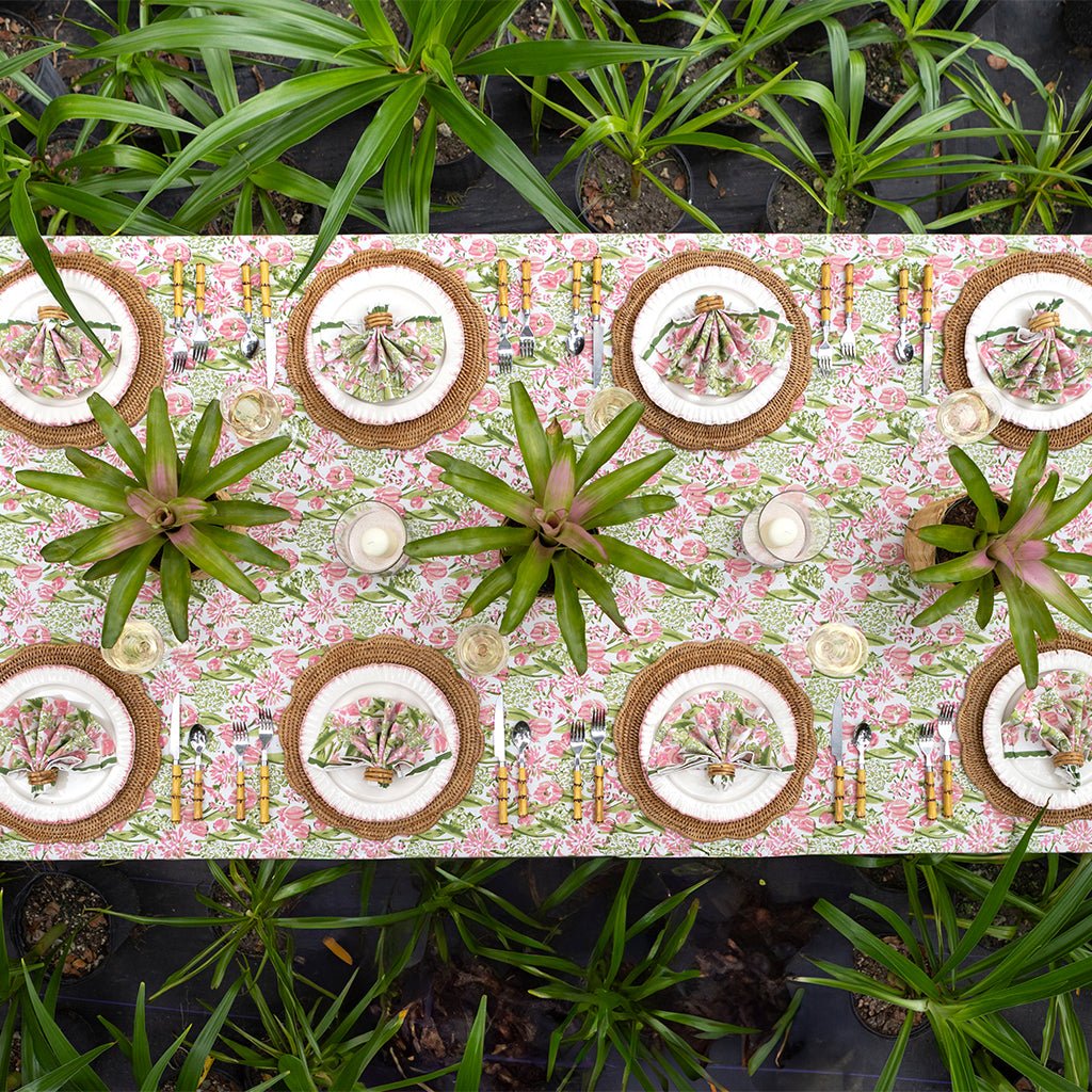 Bouquet Pink & Green Napkin | Set of 4 - Image 5