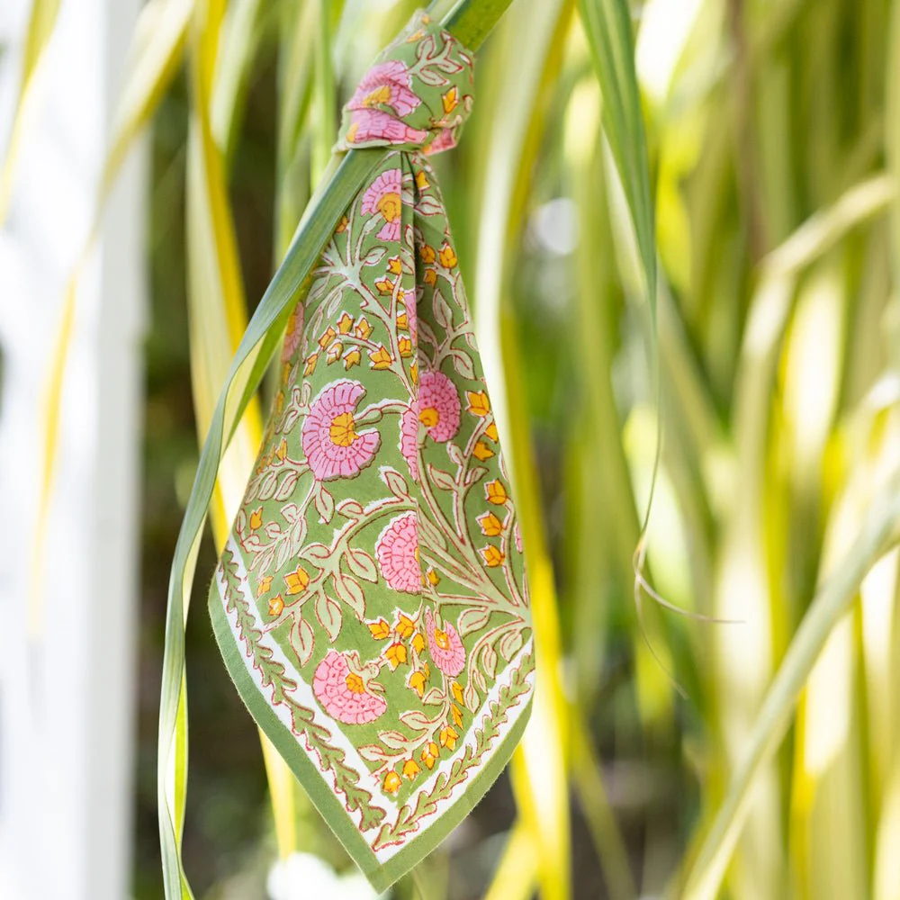Cactus Flower Fern & Flamingo Napkin | Set of 4 - Image 3