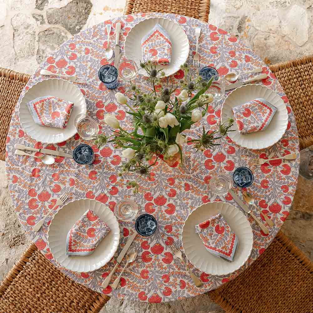 Cactus Flower Ivory Napkin | Set of 4 - Image 5