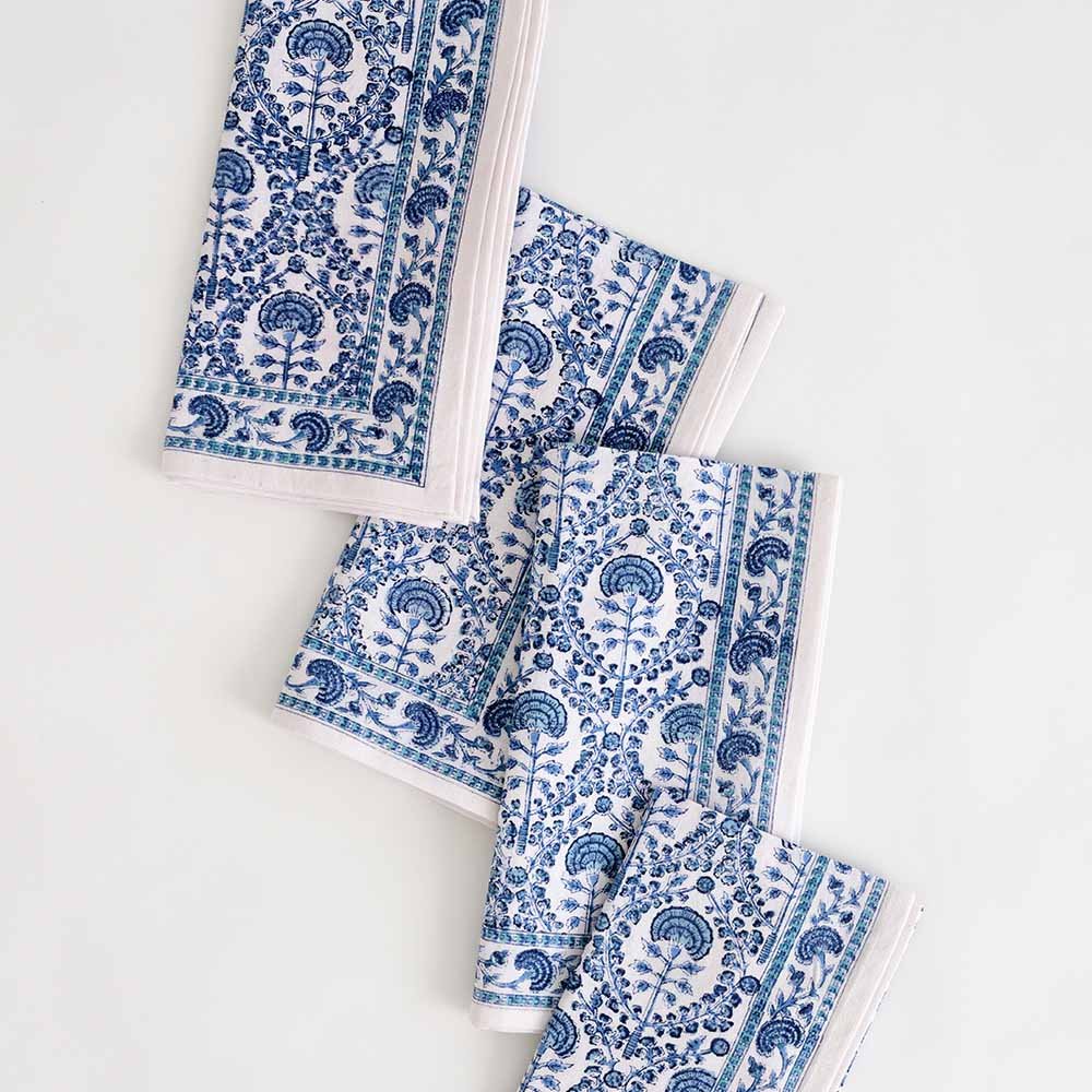 Caroline Blue Napkin | Set of 4 - Image 3