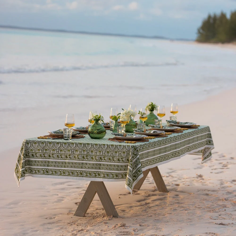 Caroline Green Tablecloth - Image 3