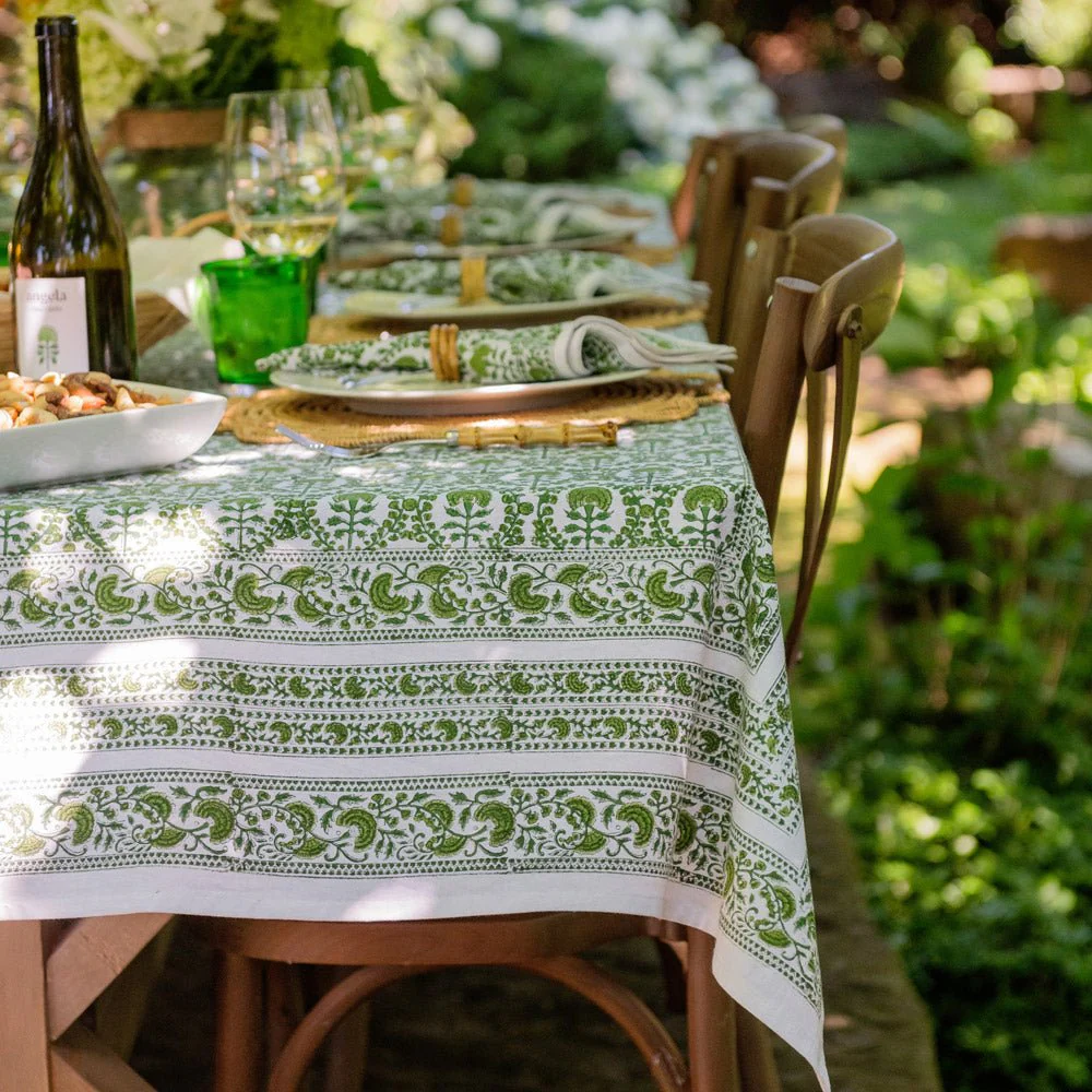 Caroline Green Tablecloth - Image 5
