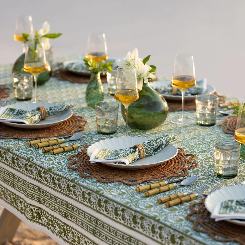 Caroline Green Tablecloth - Image 7