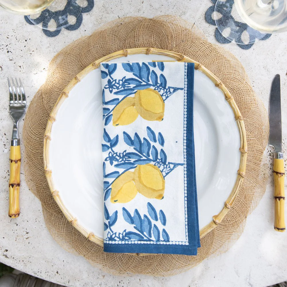 Champagne Woven Cloud Placemat | Set of 4 - Image 2