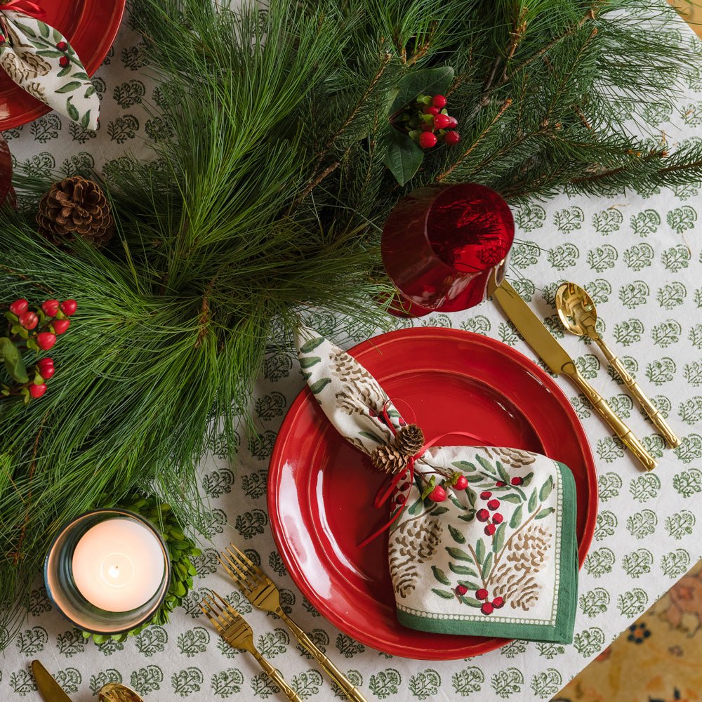 Christmas Garland Napkin | Set of 4 - Image 5