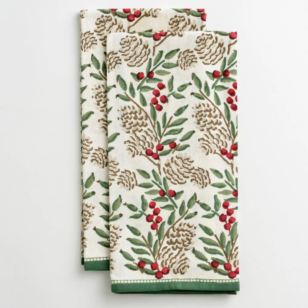Christmas Garland Tea Towels