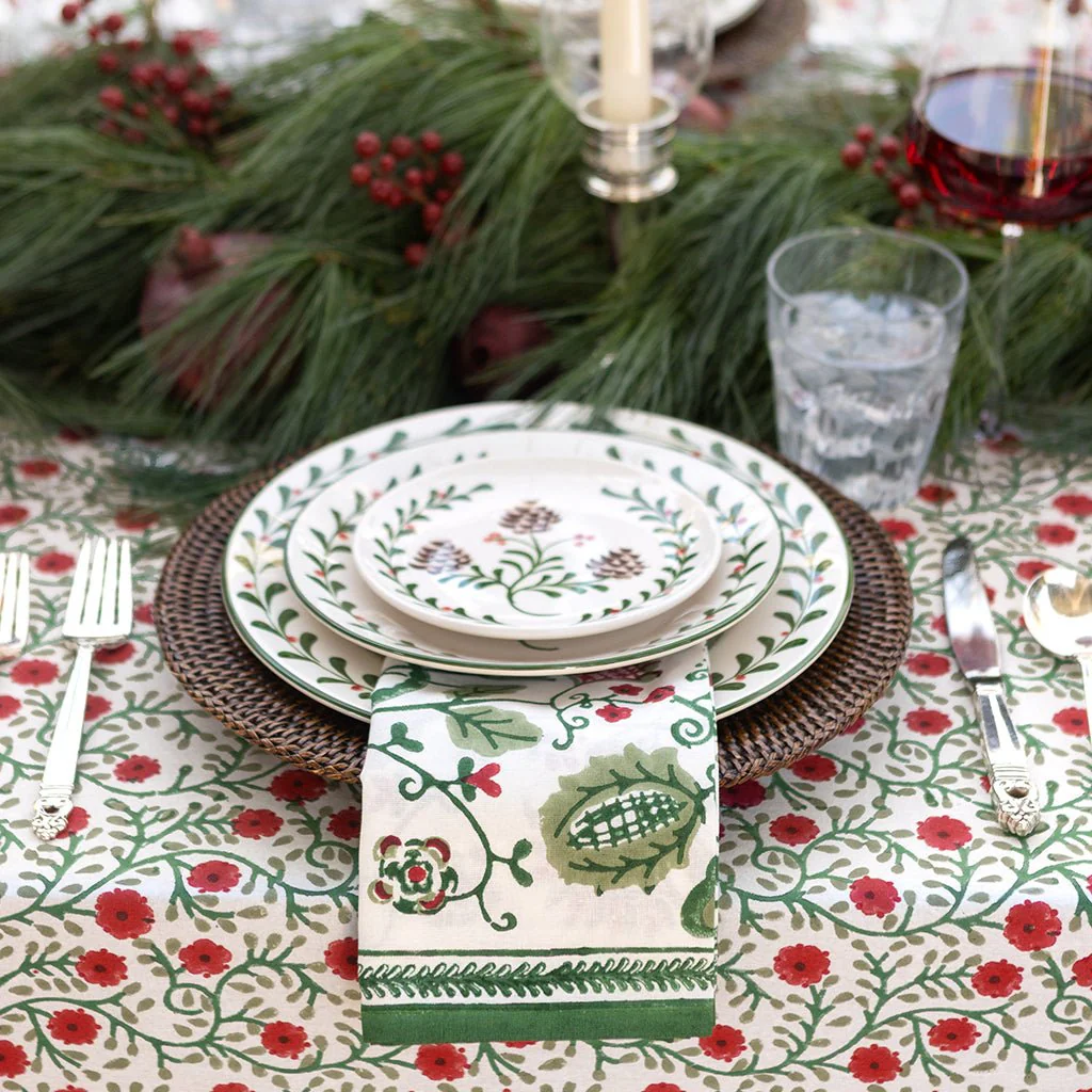 Con Con Red & Green Napkin | Set of 4 - Image 3
