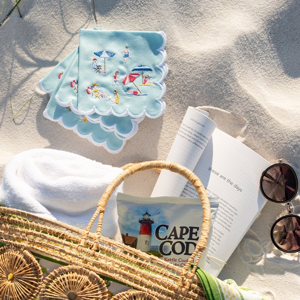 Day at the Beach Cocktail Napkin | Set of 4 - Image 3