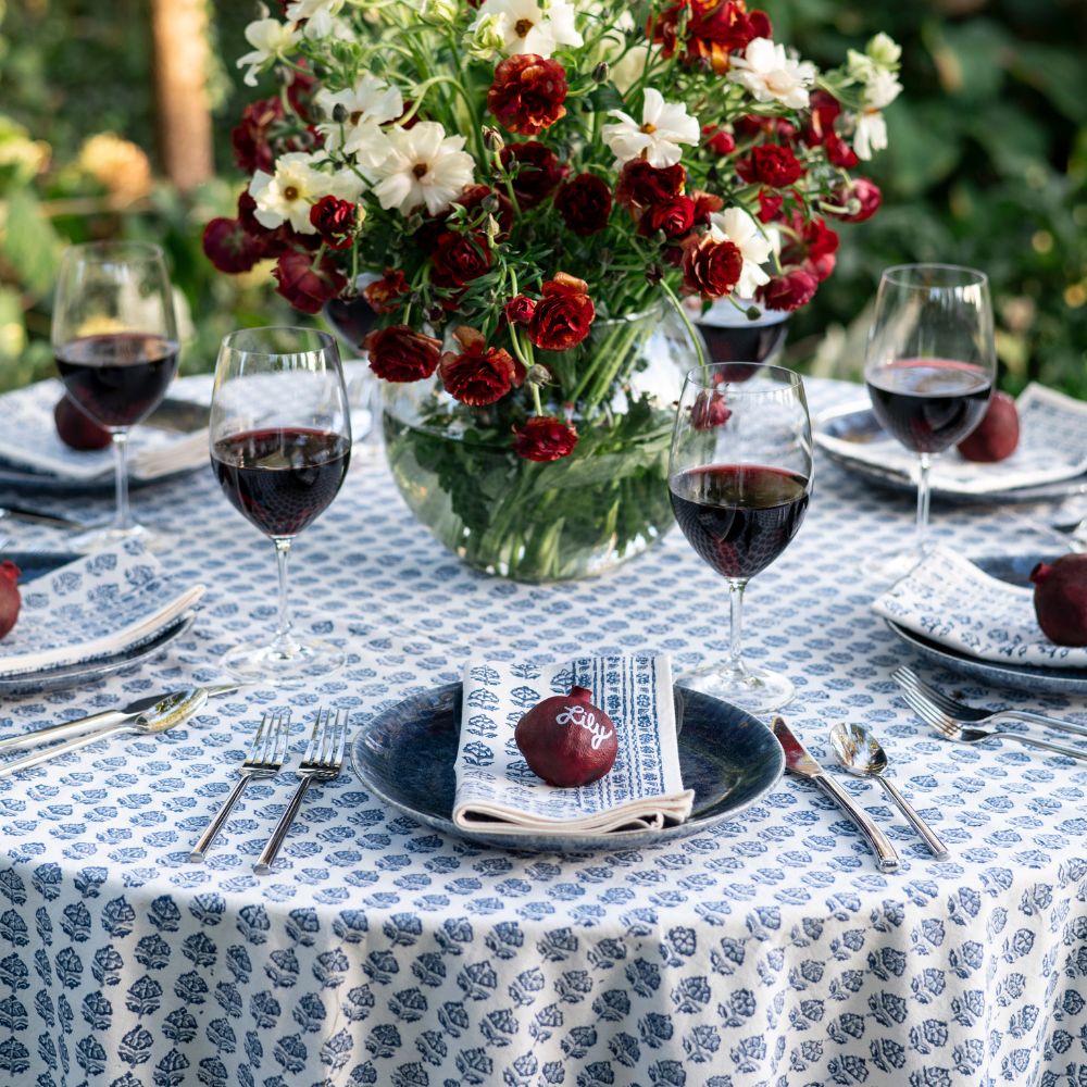 Elise Blue Napkins | Set of 4 - Image 5