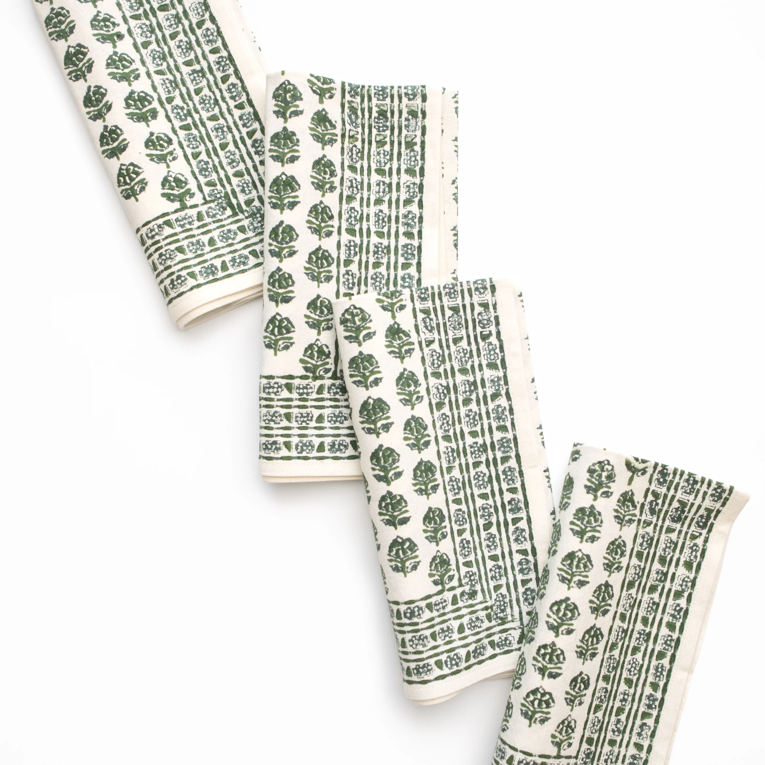 Elise Green Napkin | Set of 4 - Image 5