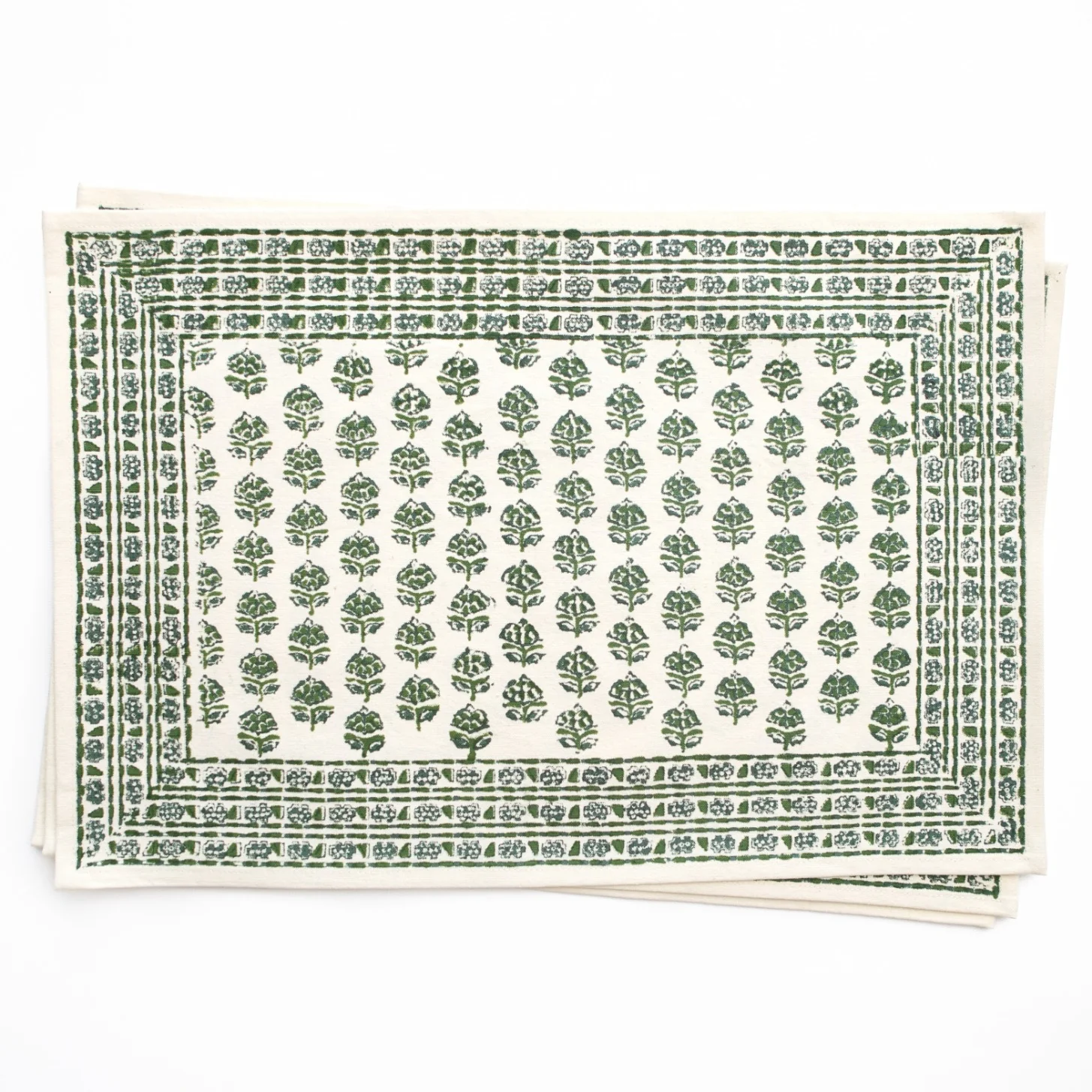 Elise Green Placemat | Set of 4 - Image 2