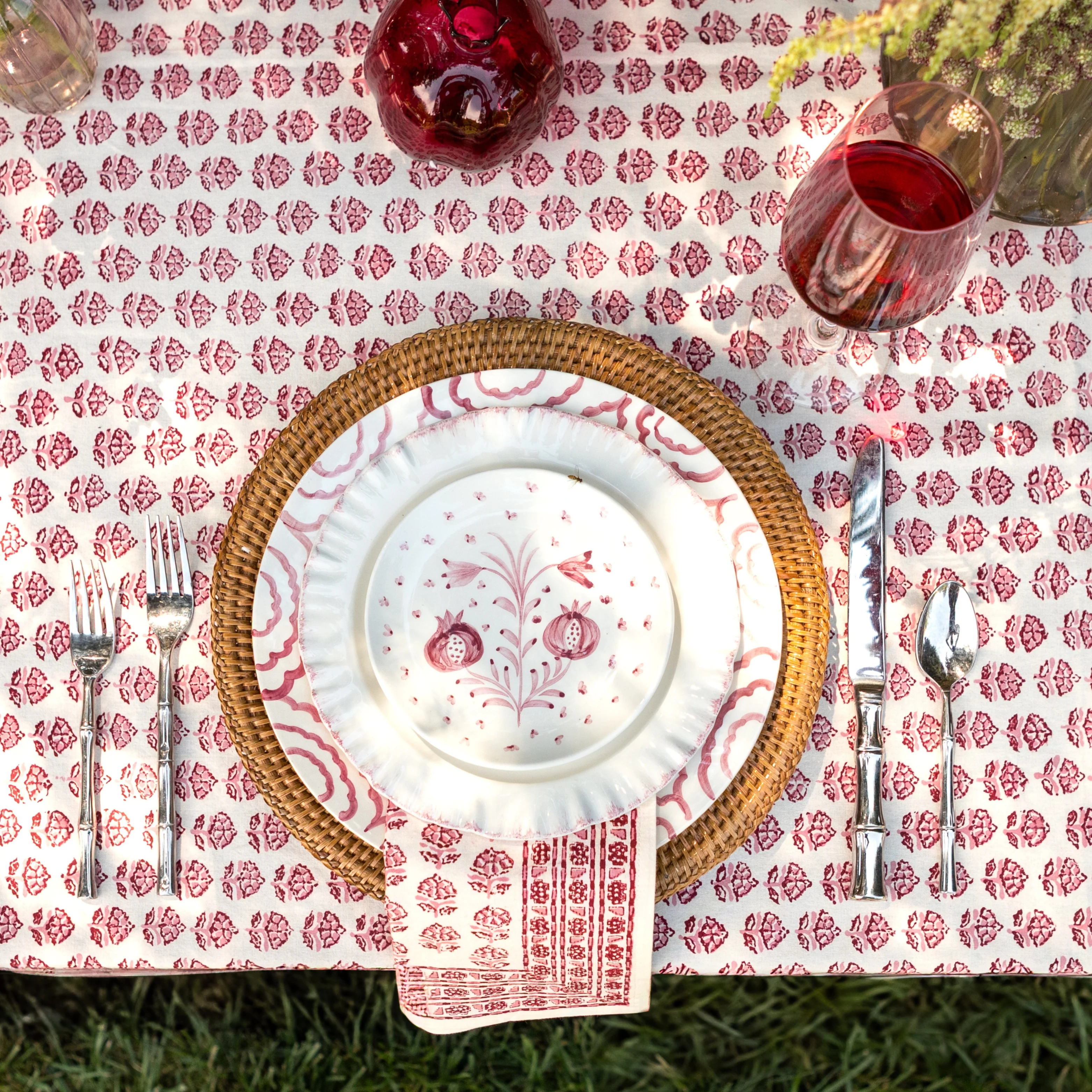 Elise Rose Napkin | Set of 4