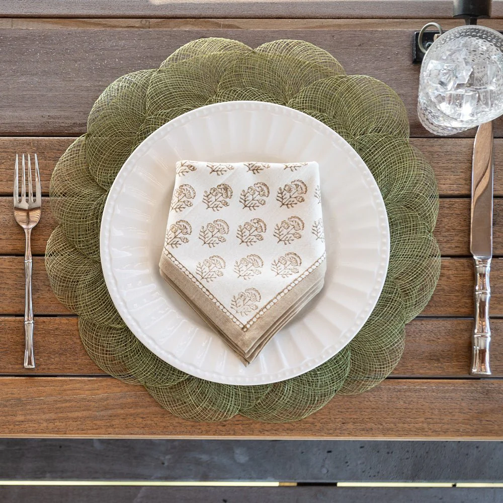 Fern Woven Cloud Placemat | Set of 4 - Image 2