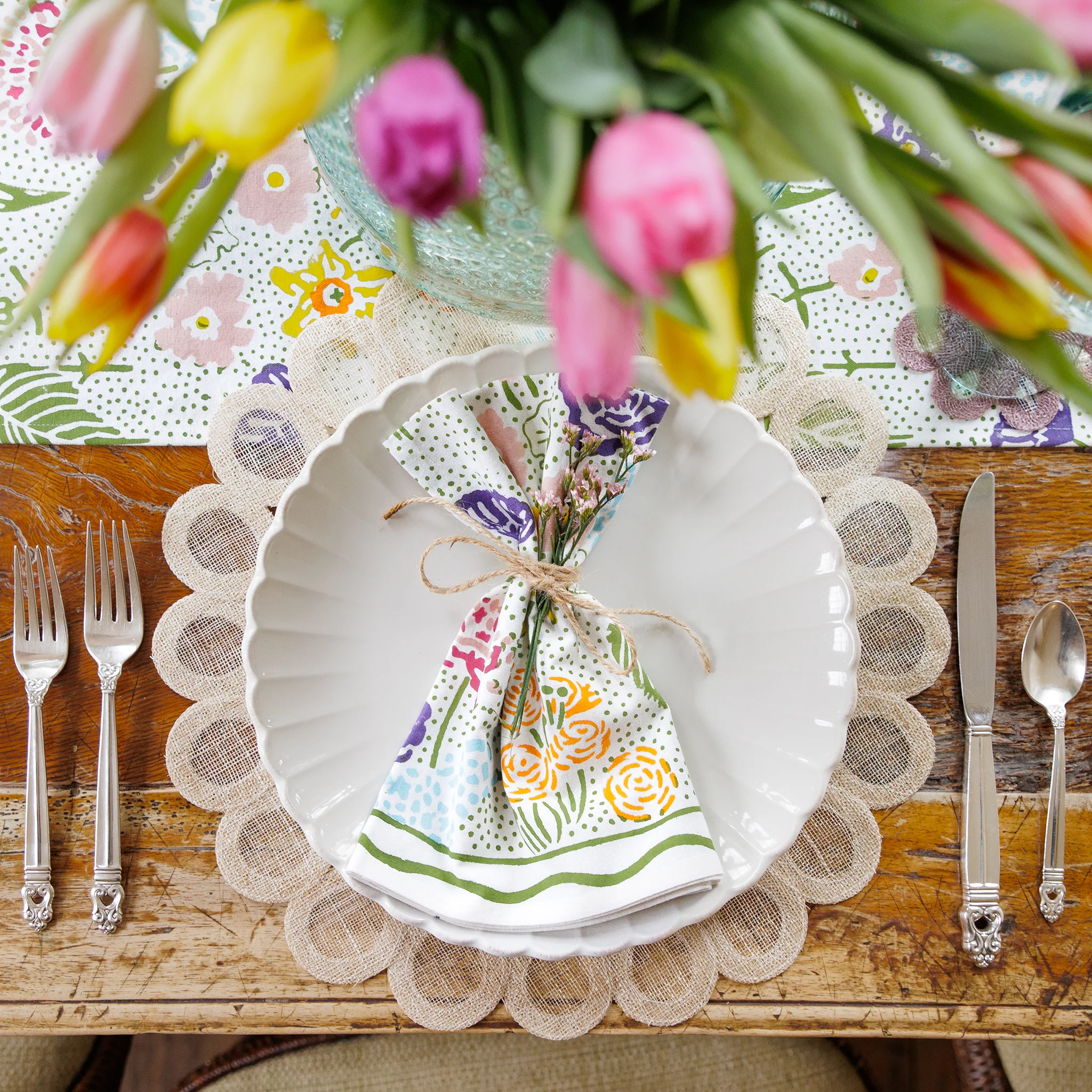 Festive Garden Napkin | Set of 4 - Image 3