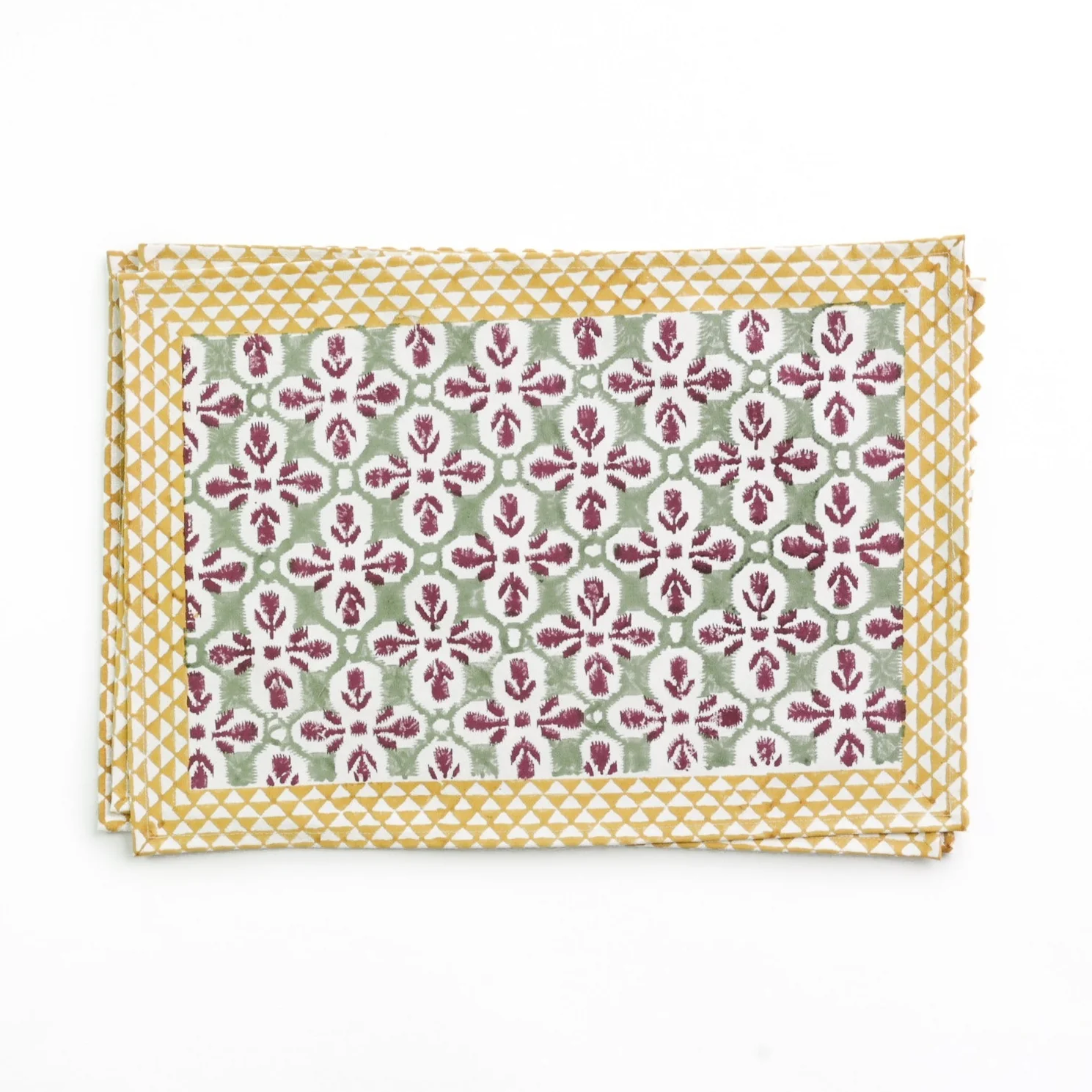 Fleur de Lis Antique Jade Placemat | Set of 4 - Image 2