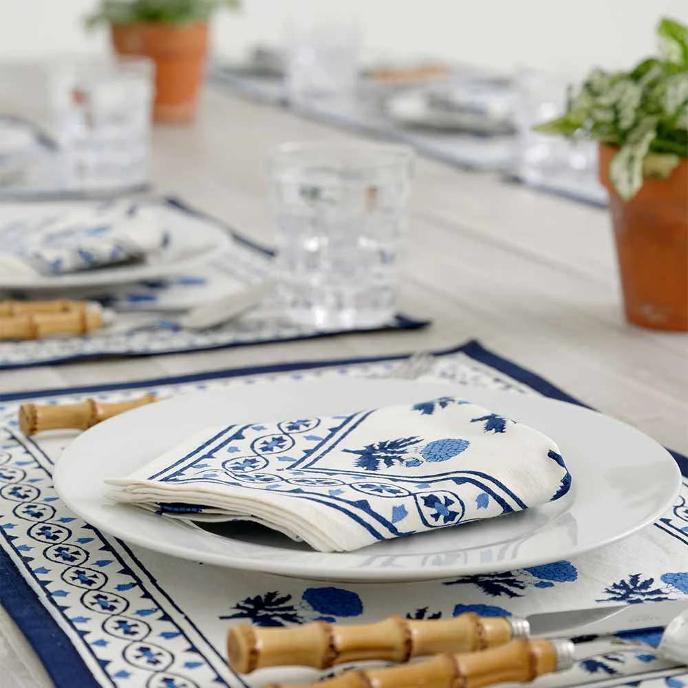 Gaya Cobalt Placemat | Set of 4 - Image 2