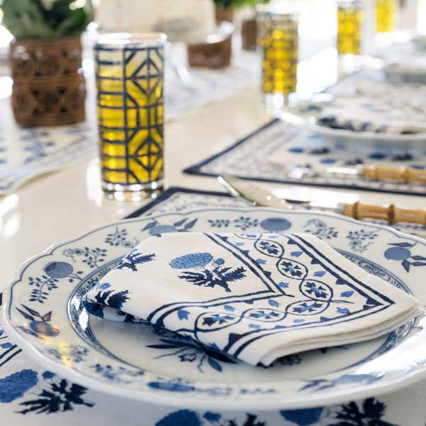 Gaya Cobalt Placemat | Set of 4 - Image 3