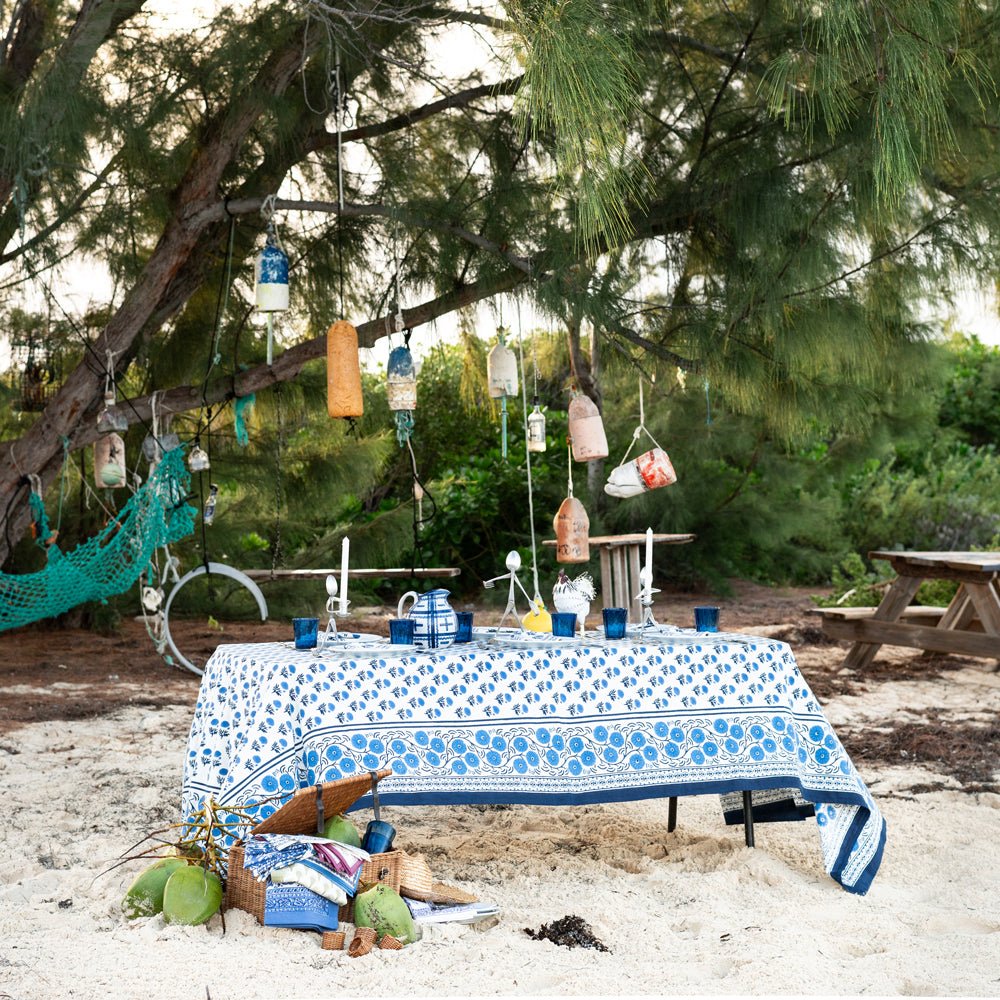 Gaya Cobalt Tablecloth - Image 2