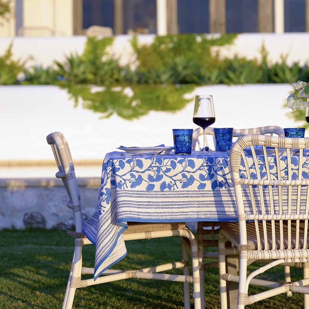 Ginkgo Blue Tablecloth - Image 3