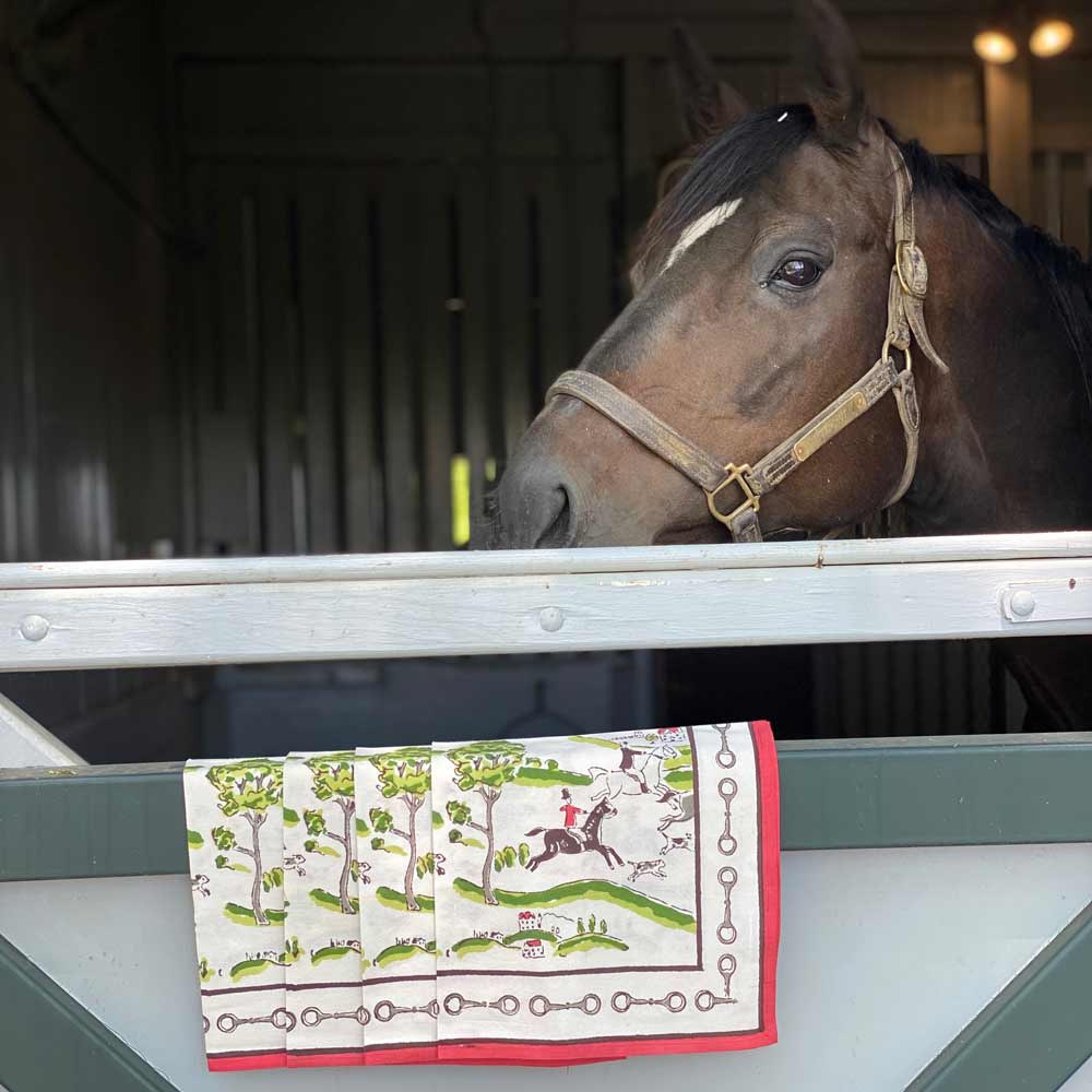 Hunt Scene Napkin | Set of 4 - Image 4