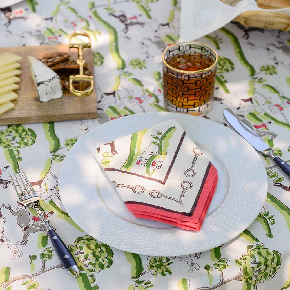 Hunt Scene Napkin | Set of 4 - Image 5