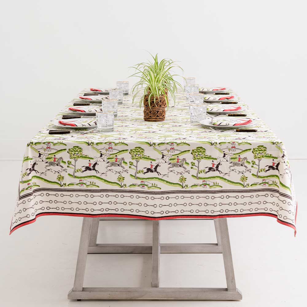 Hunt Scene Tablecloth - Image 2
