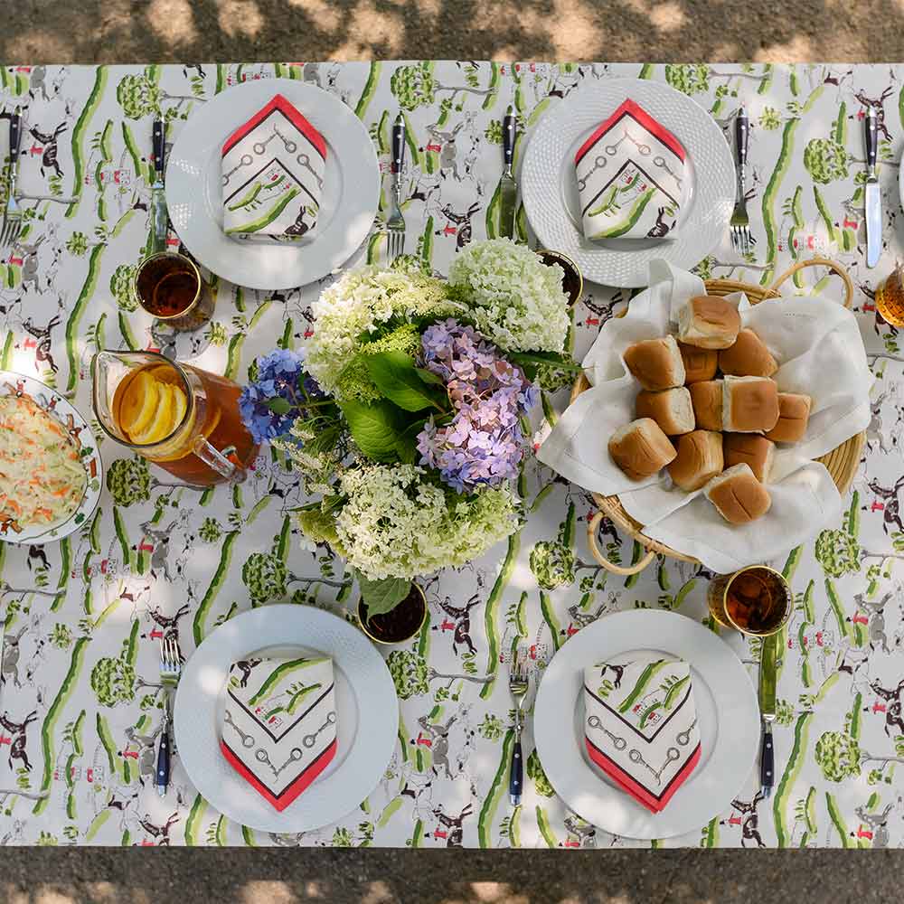 Hunt Scene Tablecloth - Image 3