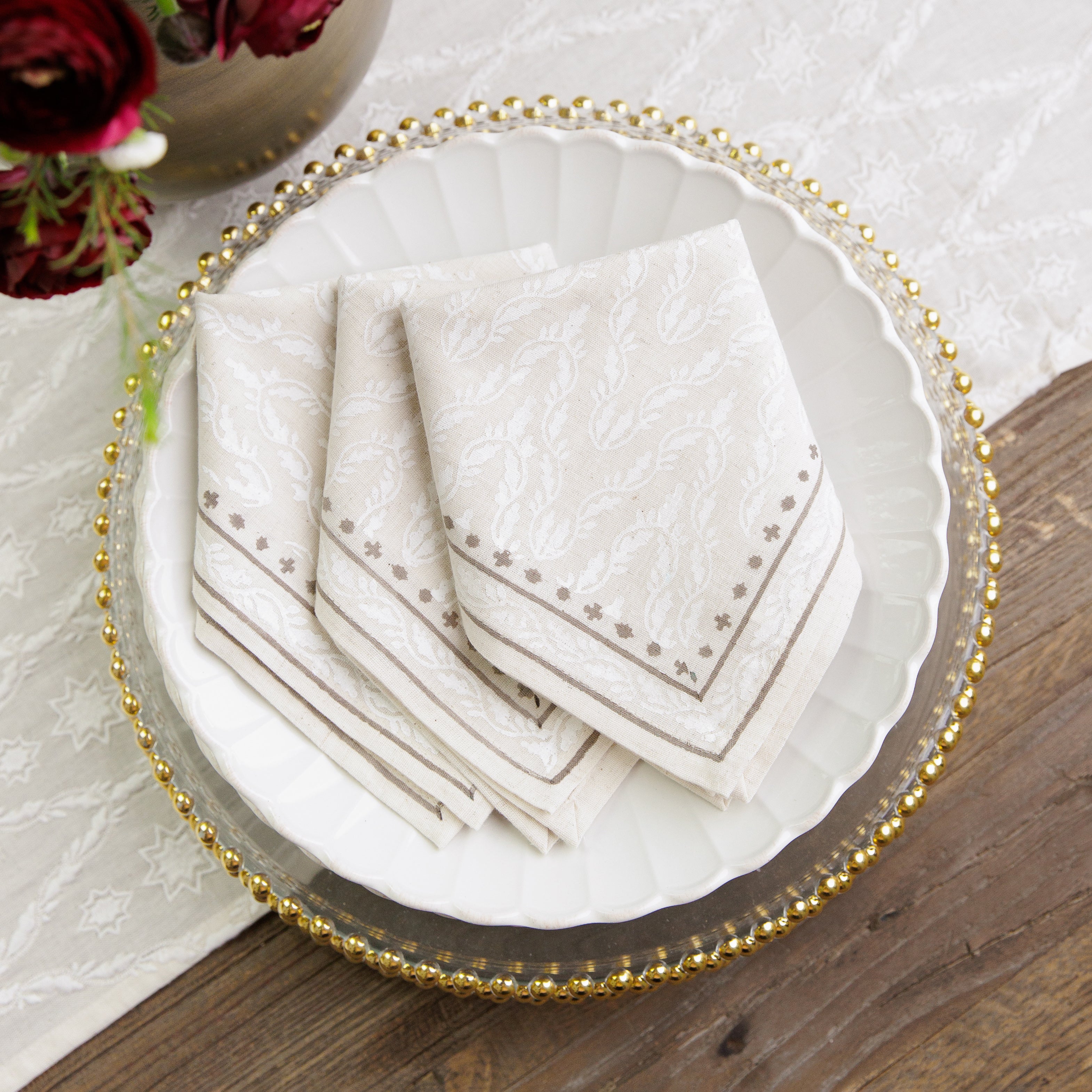 India Hicks Home Chevron Napkins | Set of 4 - Image 6