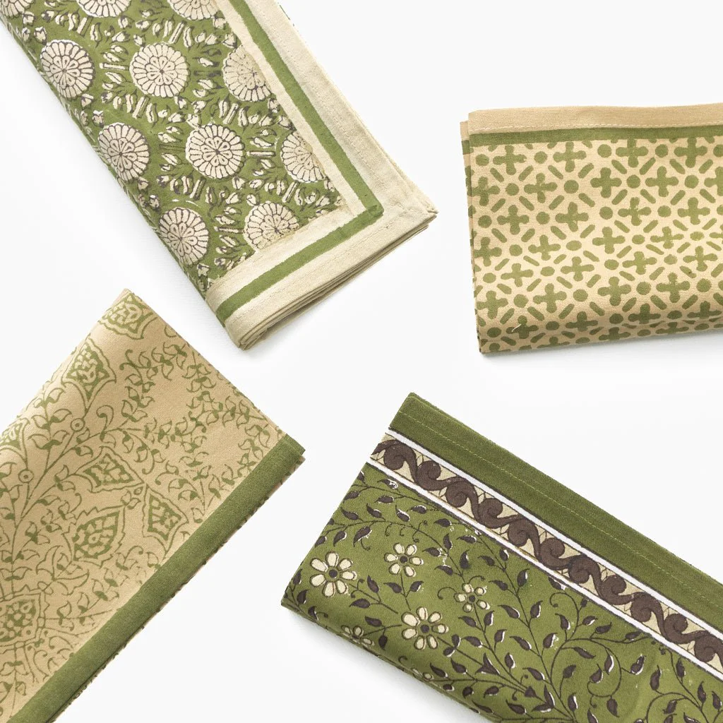 India Hicks Home Mixed Rum Napkin | Set of 4