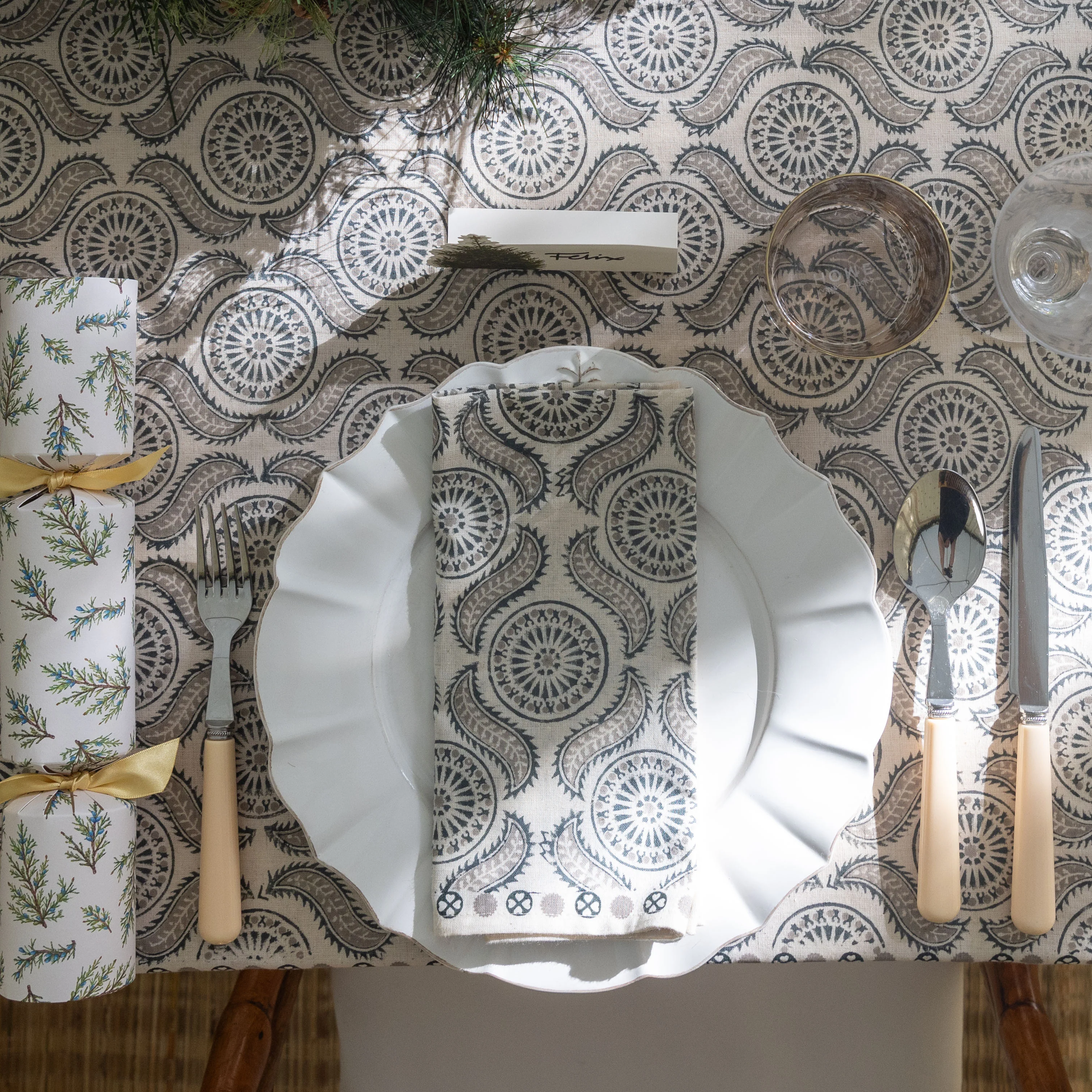 India Hicks Home Medals & Mustaches Napkins | Set of 4 - Image 4