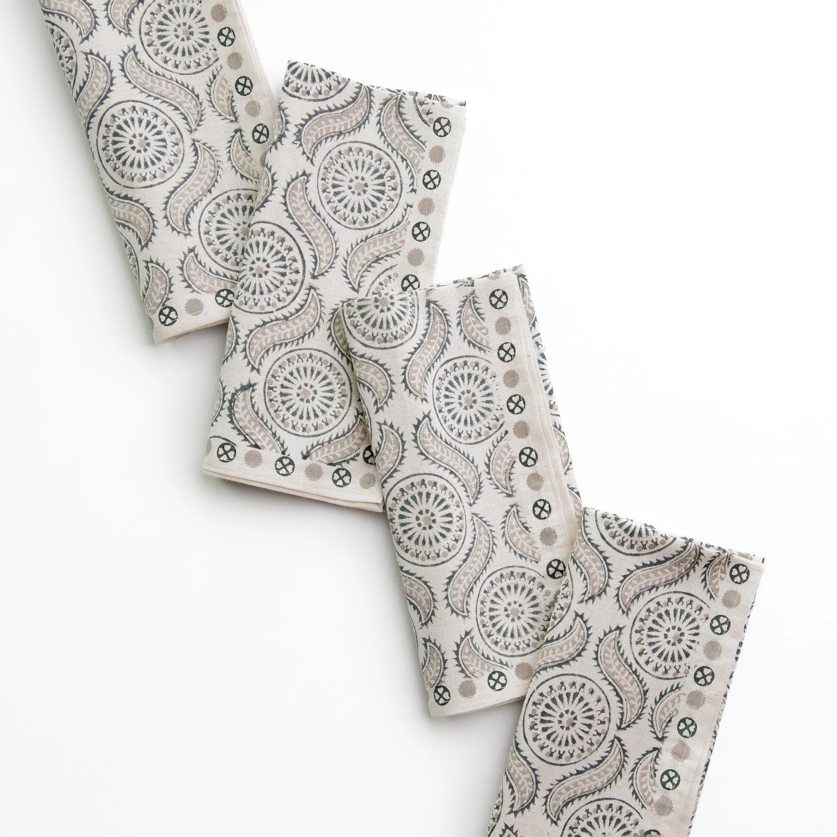 India Hicks Home Medals & Mustaches Napkins | Set of 4 - Image 5