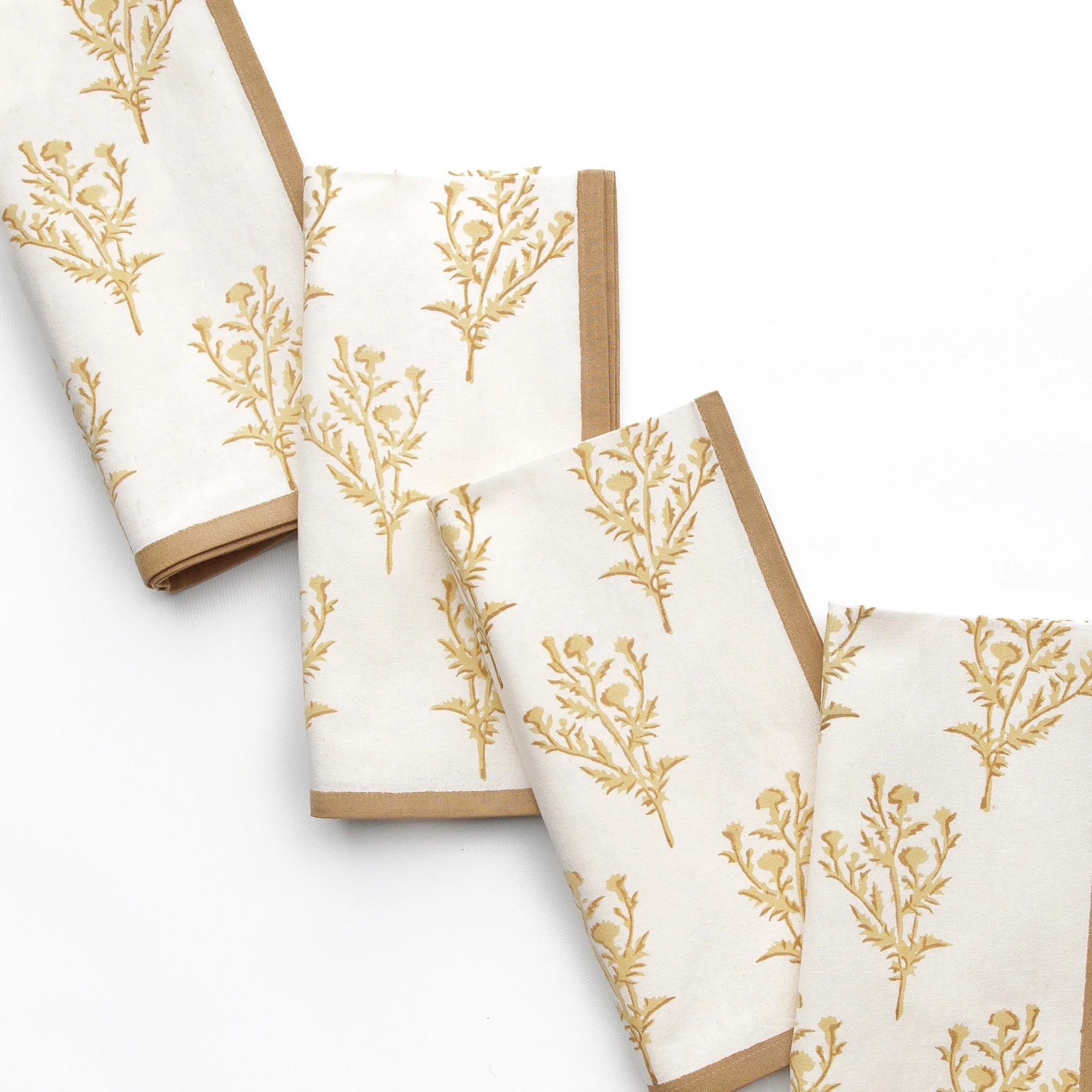 India Hicks Home Thistle Sand Napkin | Set of 4 - Image 5