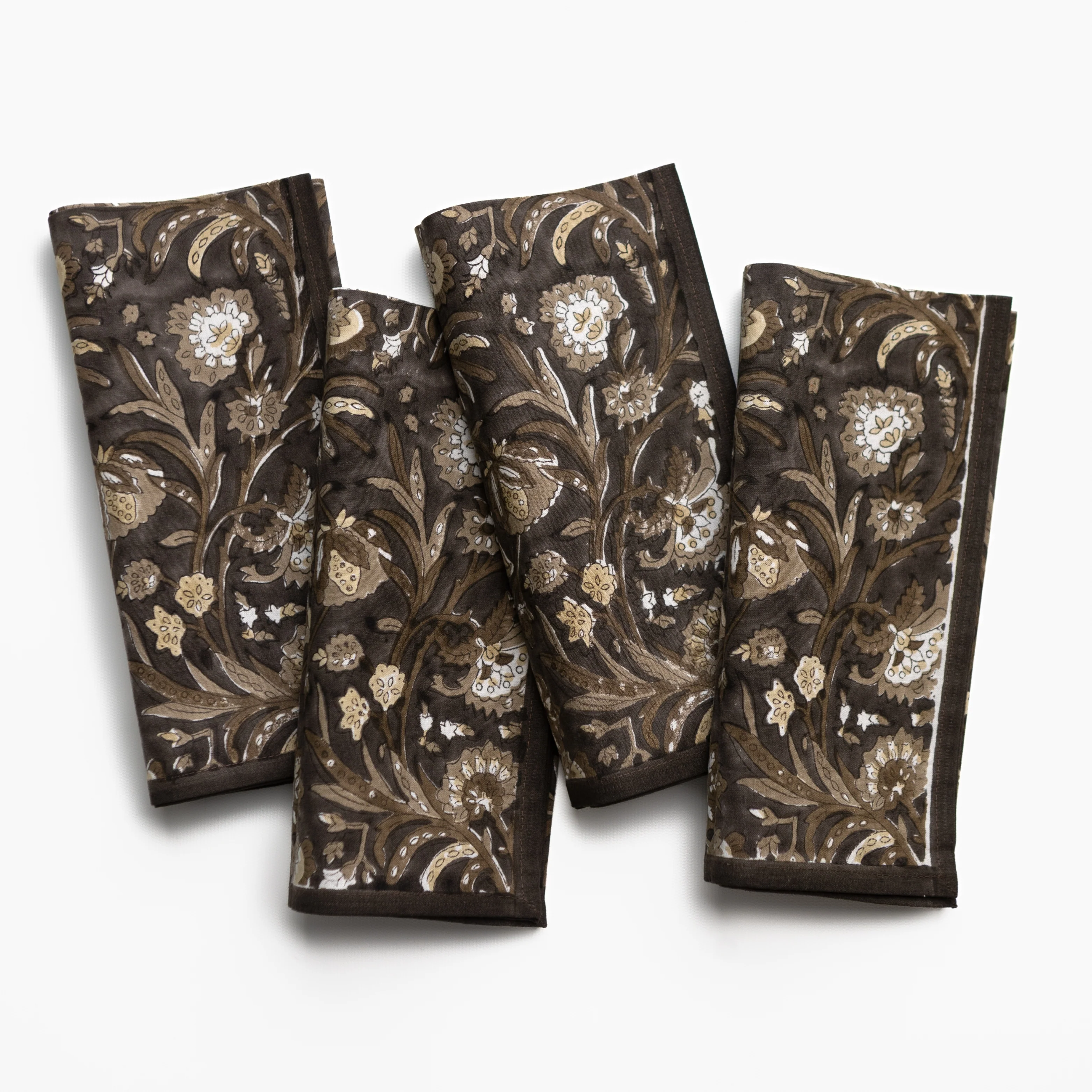 India Hicks Home Wildcard Chocolate Napkin | Set of 4 - Image 5