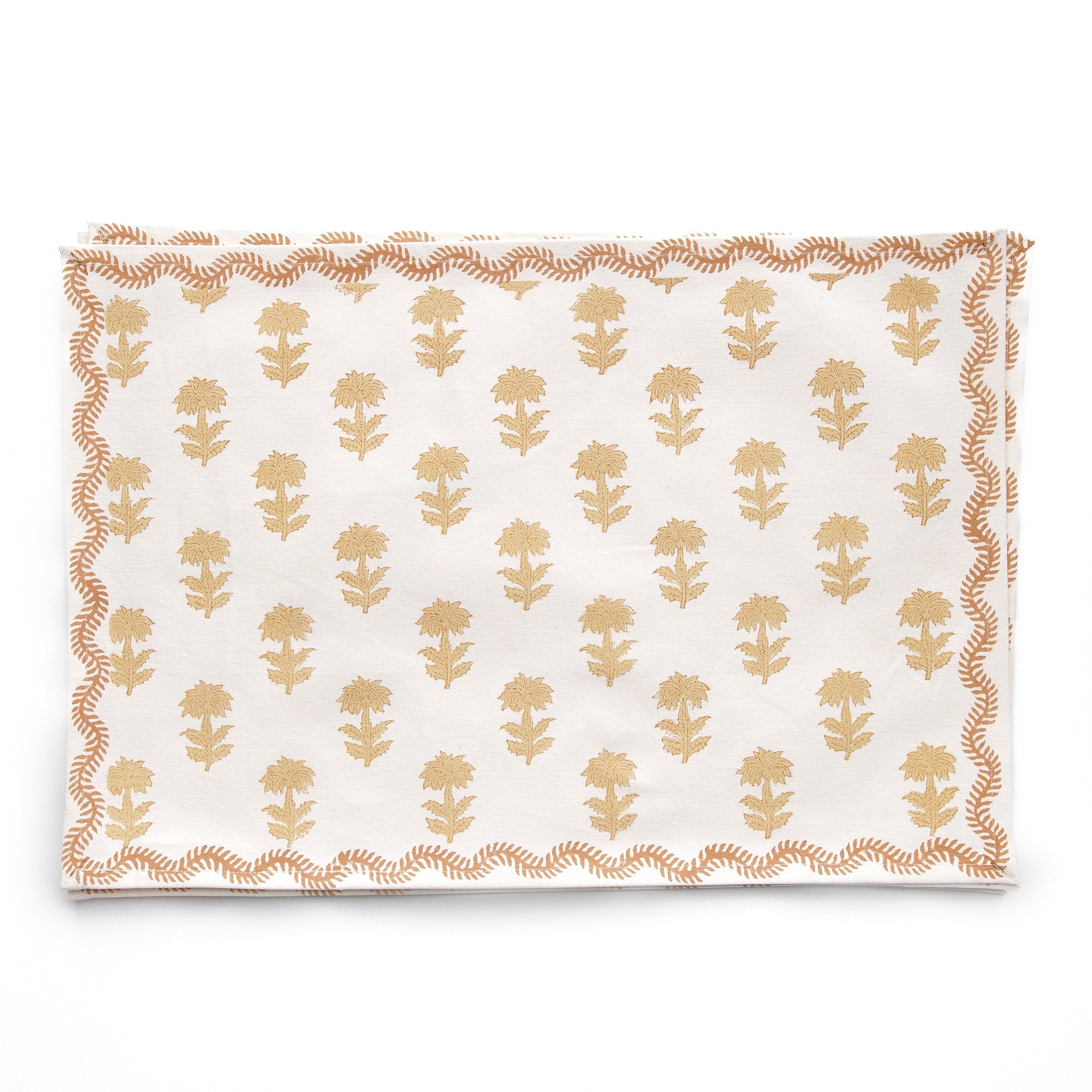 India Hicks Home Winter Flower Sand Placemat | Set of 4 - Image 2