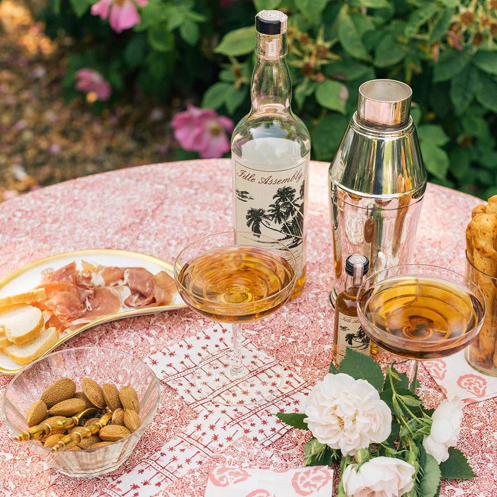 India Hicks Home Seashell Blush Tablecloth - Image 3