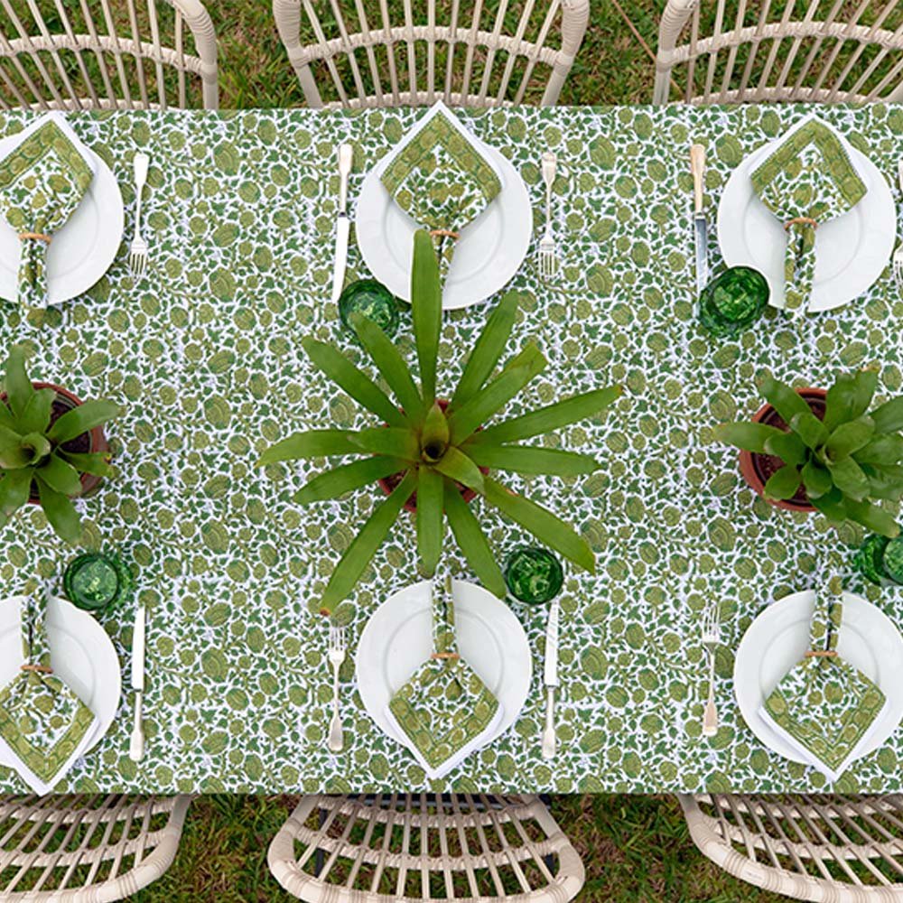 Jade Blossom Tablecloth - Image 2
