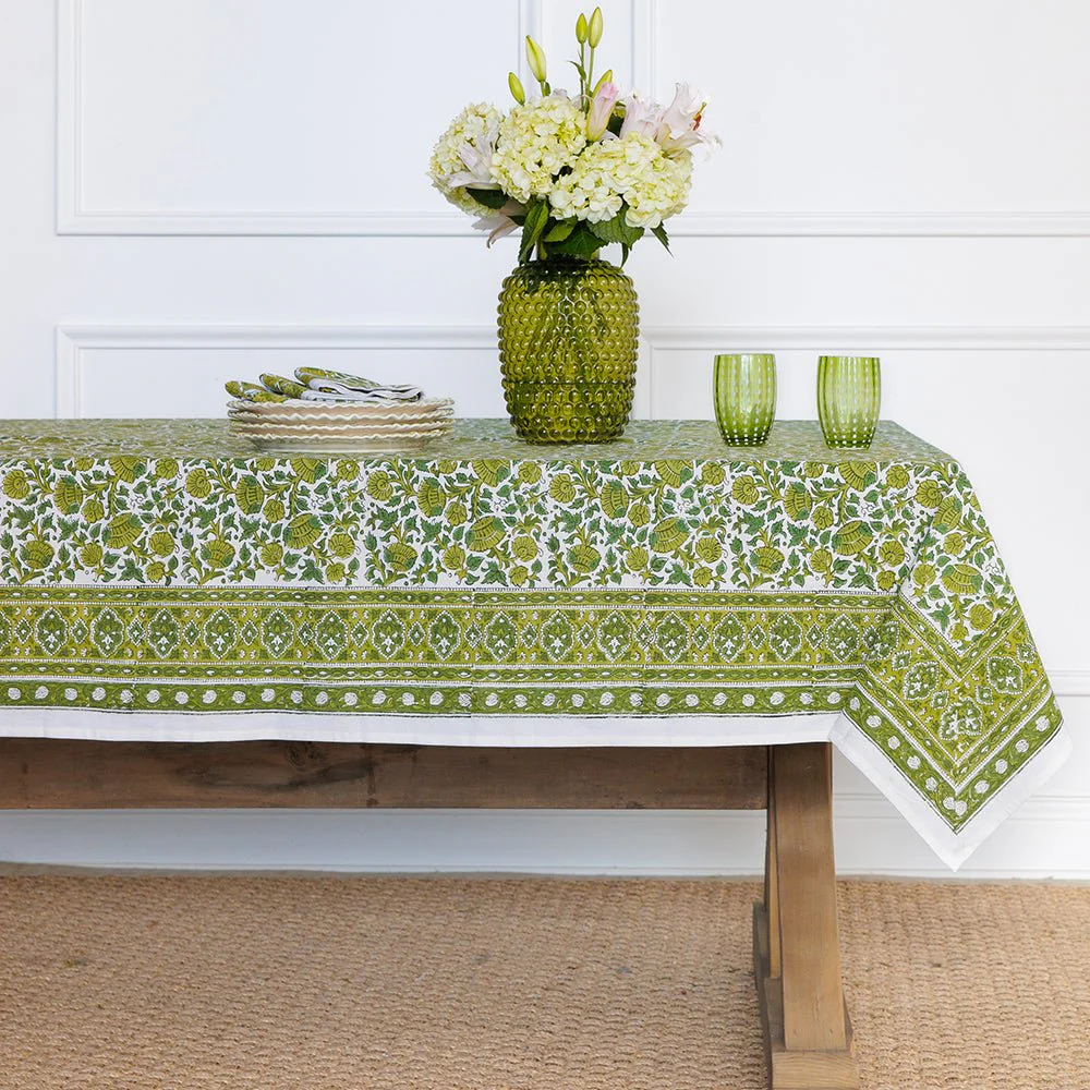 Jade Blossom Tablecloth - Image 3