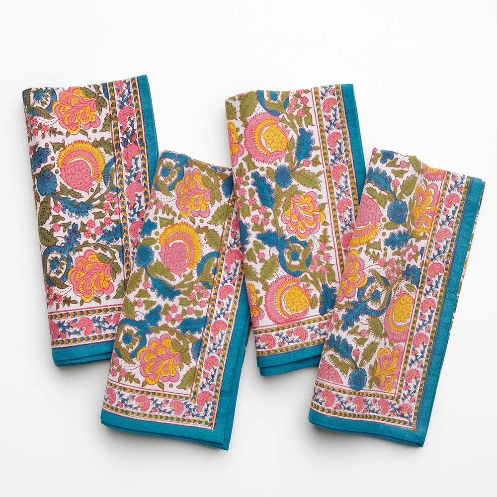 Jewel Blossom Napkin | Set of 4 - Image 4
