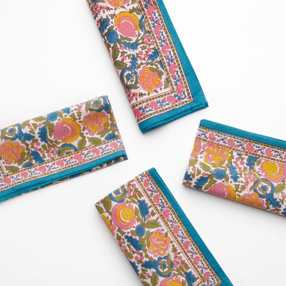 Jewel Blossom Napkin | Set of 4 - Image 5