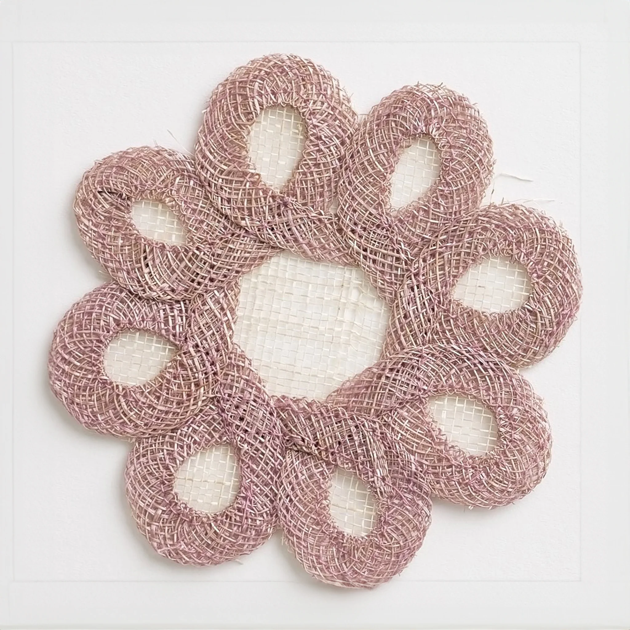 Lavender Woven Doodles Coaster | Set of 4