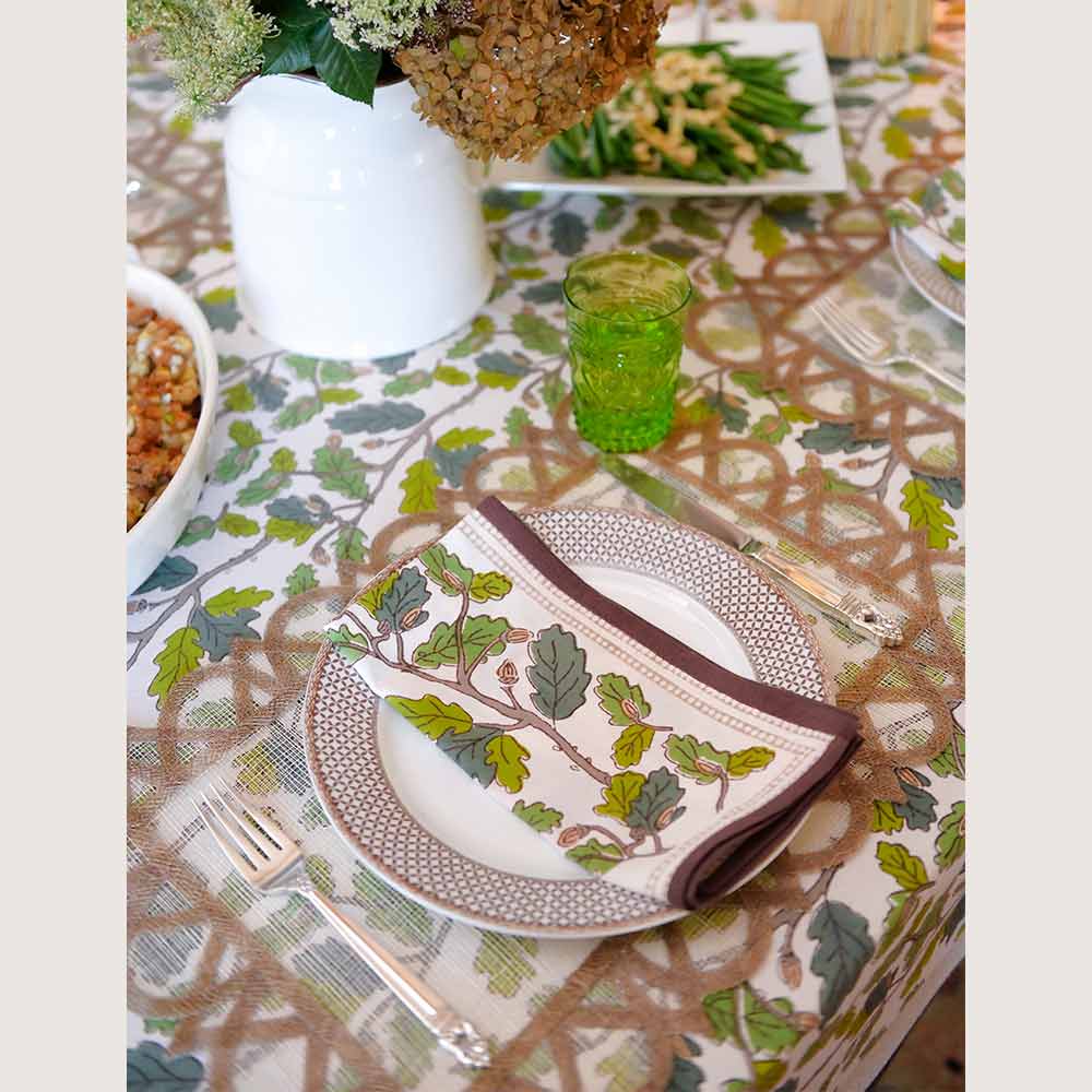 Maple & Acorn Napkin | Set of 4 - Image 7