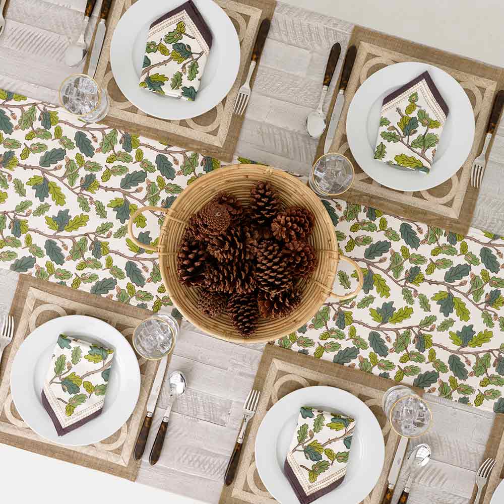 Maple & Acorn Table Runner - Image 4